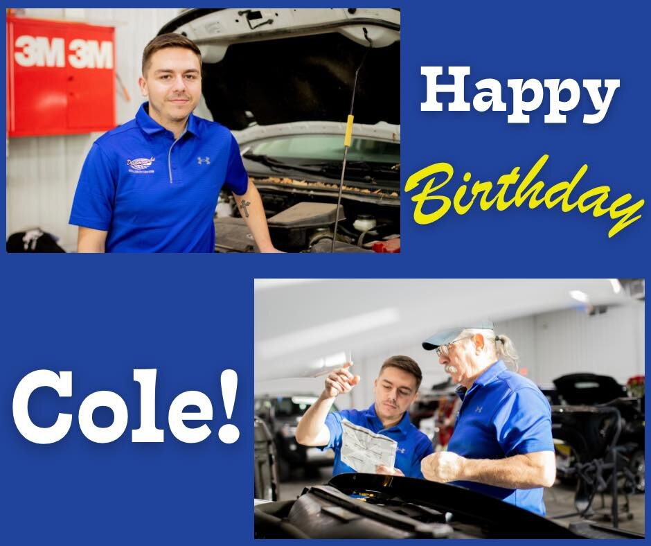 Wishing a Happy Birthday to Cole! Your hard work at Dreamworks has greatly contributed to our reputation for high-quality repairs. Thank you for being a valuable member of the team!