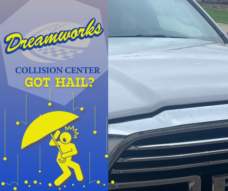 Dealing with hail damage? Contact Dreamworks Collision Center for a thorough restoration process that brings your vehicle back to its pre-loss condition. Don't let your insurance company dictate repairs, especially if they suggest a mobile PDR compan