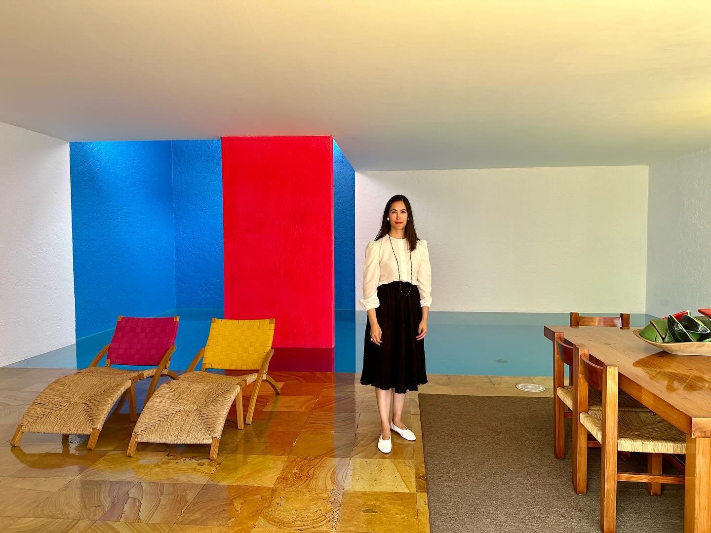 Thinking back to my whirlwind trip to Mexico City to do research for an article I am working on for VERANDA magazine featuring my favorite Art &amp; Culture discoveries.

I was lucky enough to visit Casa Gilardi, the last home designed by the great M