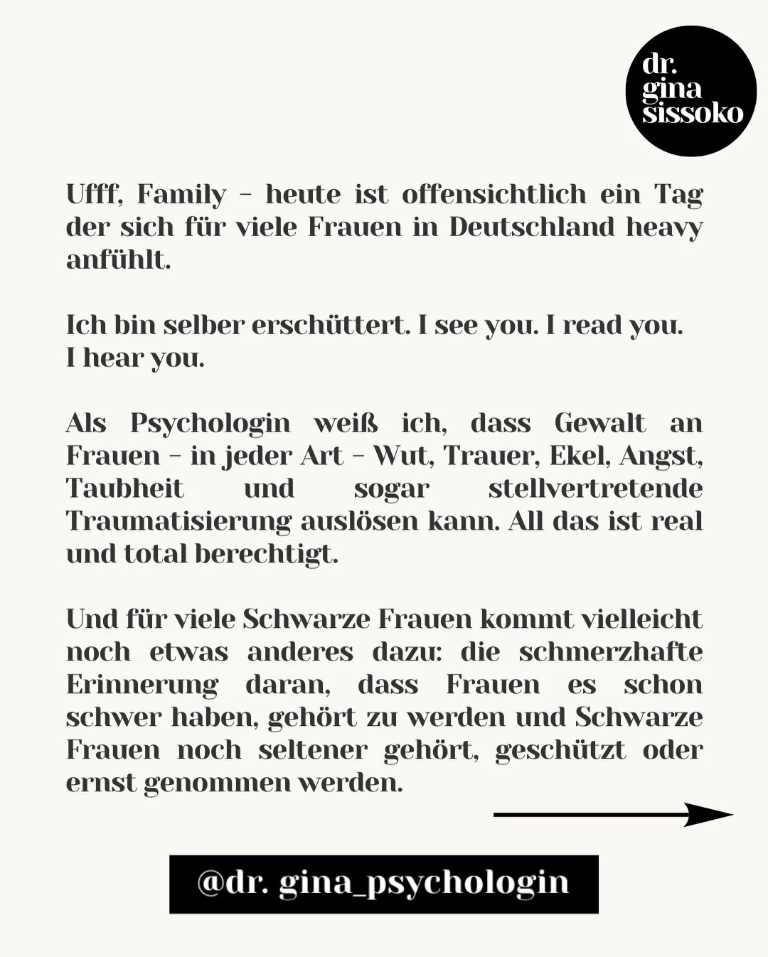 Passt auf euch auf 🫶🏾🫂