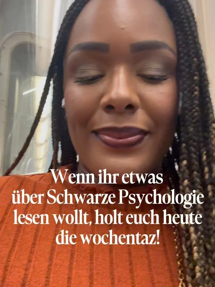 Leuteeeee - bin so excited. Ich hab in der @taz.die_tageszeitung &uuml;ber Schwarze Psychologie geschrieben. Shoutout to @bymitsuo f&uuml;r die ganze Unterst&uuml;tzung 😅🥹 additional shoutout an @stefan.hunglinger der mich zum Podcast Reingehen ein