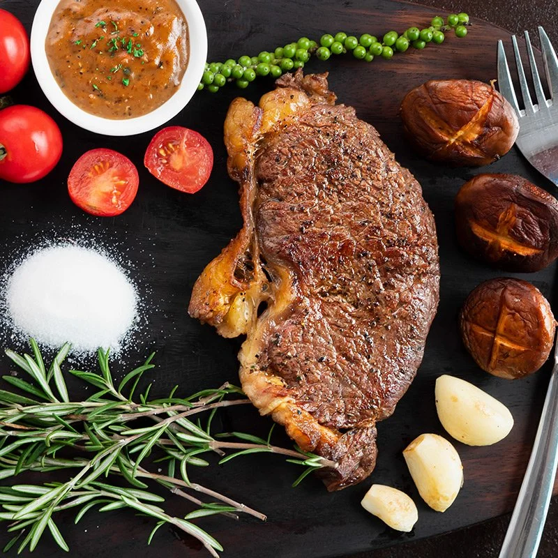 Lamb Leg Steaks with Moroccan Glaze