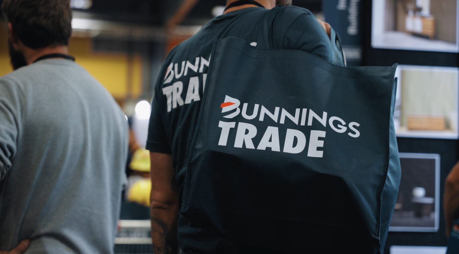 Bunnings Trade branding at the Trade Expo