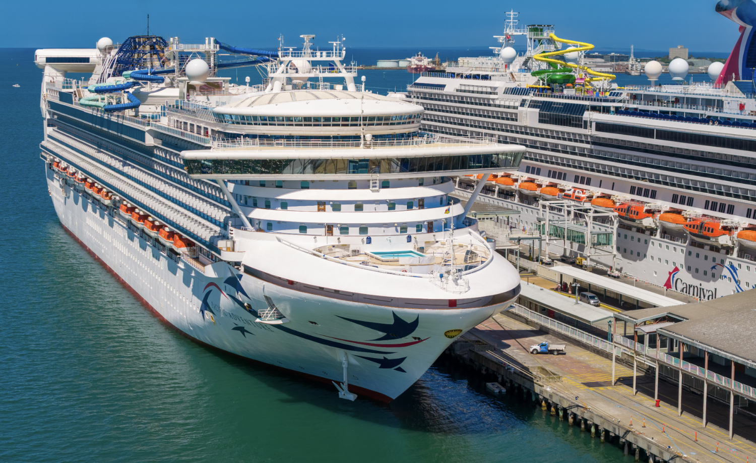 Carnival Cruise Line drone shoot, Port of Melbourne