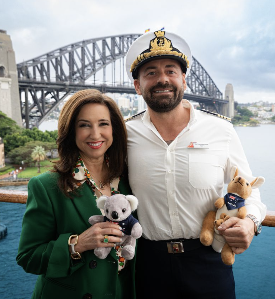 Also with us was Carnival's President, Christine Duffy