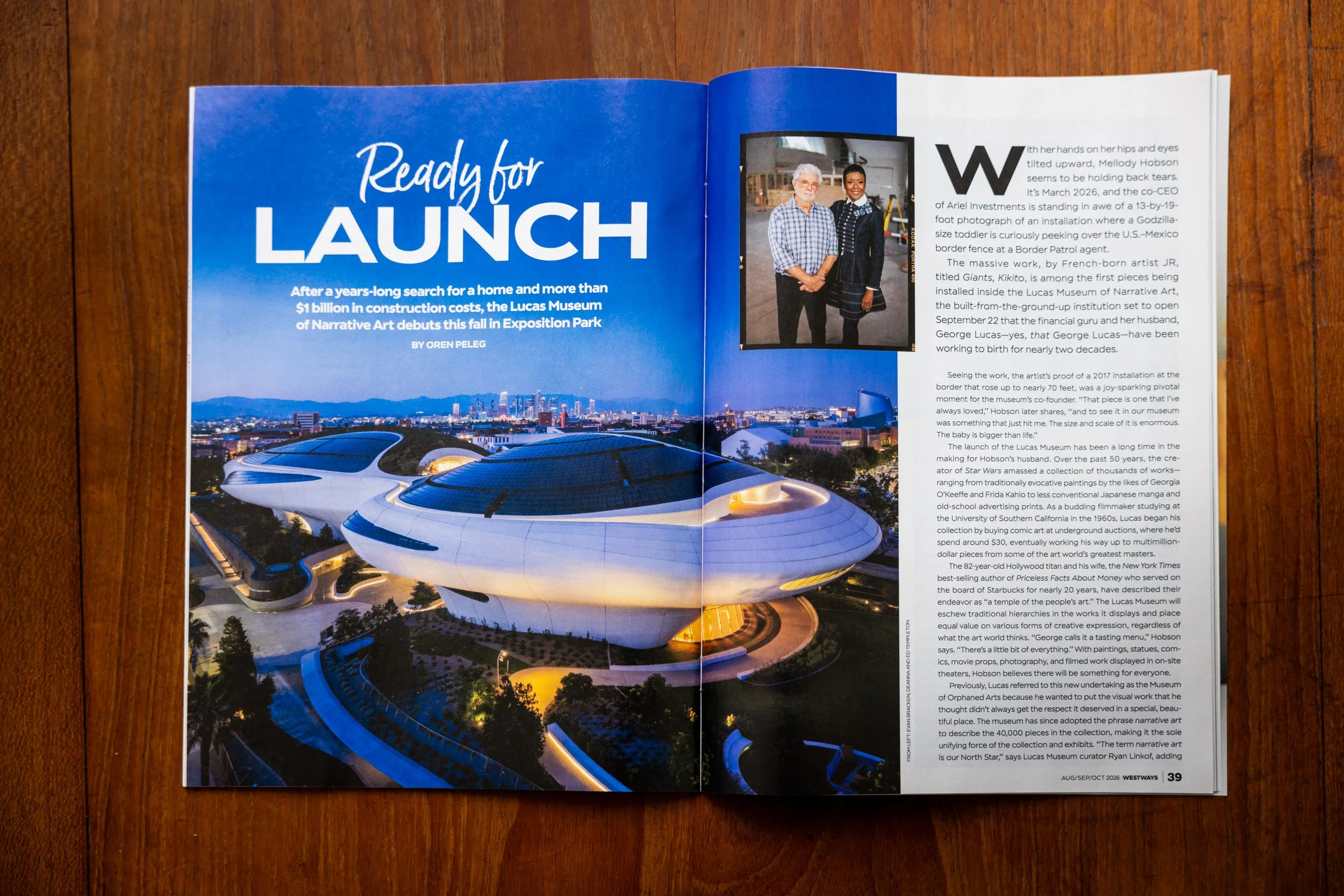 AAA Westways Magazine - George Lucas Museum
