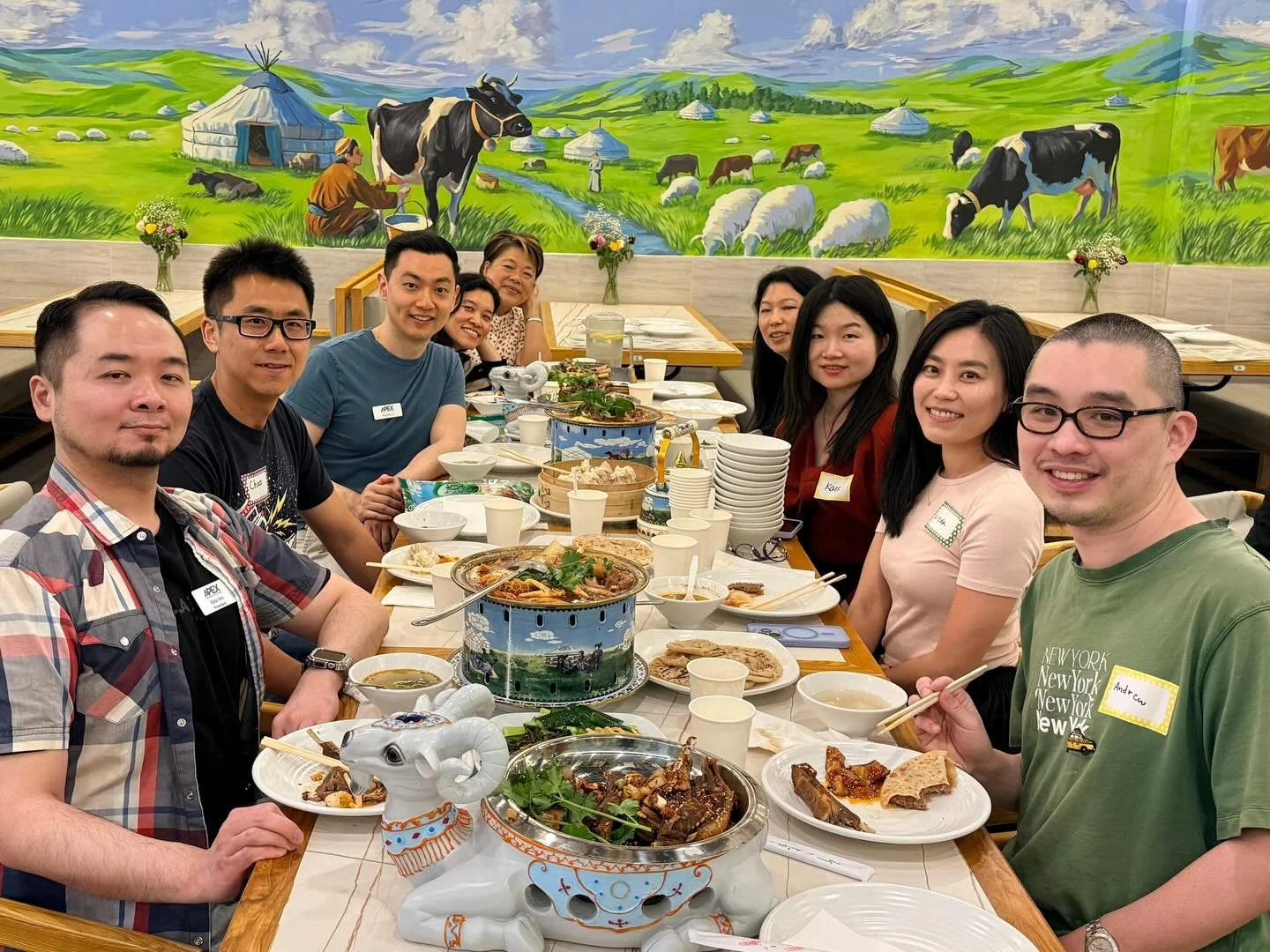 📸 APEX and other foodies at our latest Dine &amp; Discover event at Mongolian Pie this weekend. Yum 😋