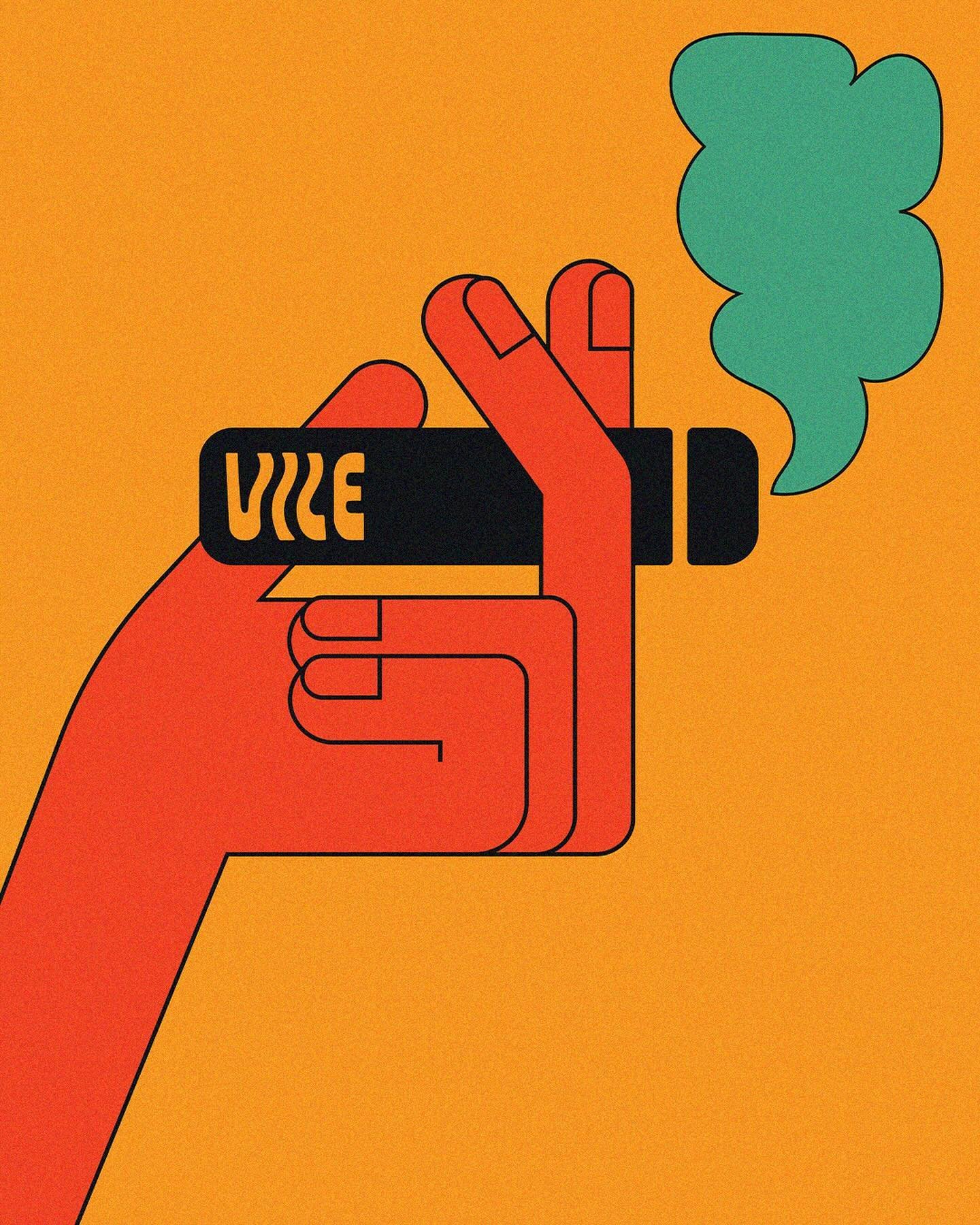 VILE #graphicdesign