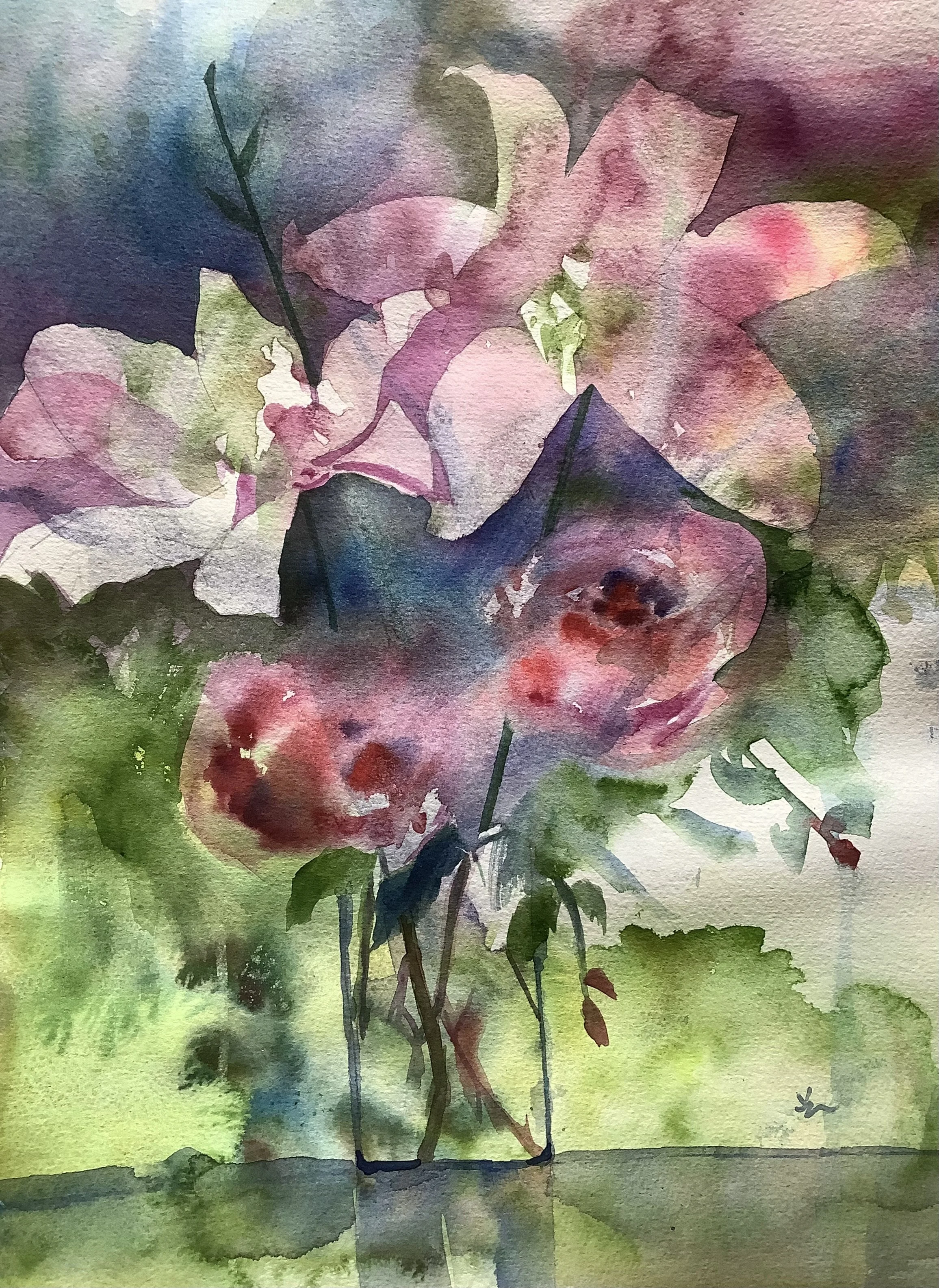 Lilyrose 18" x 14", $200