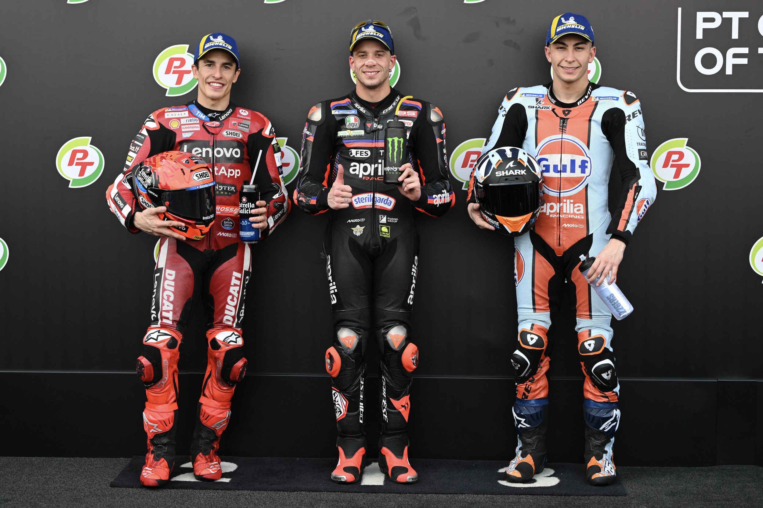 Bezzecchi Claims Buriram Pole as Marquez Pushes Aprilia to the Limit