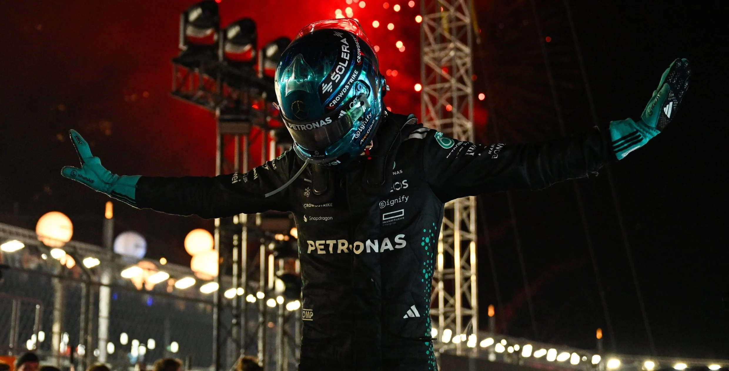 Russell Triumphs in Singapore as McLaren Teammates Clash