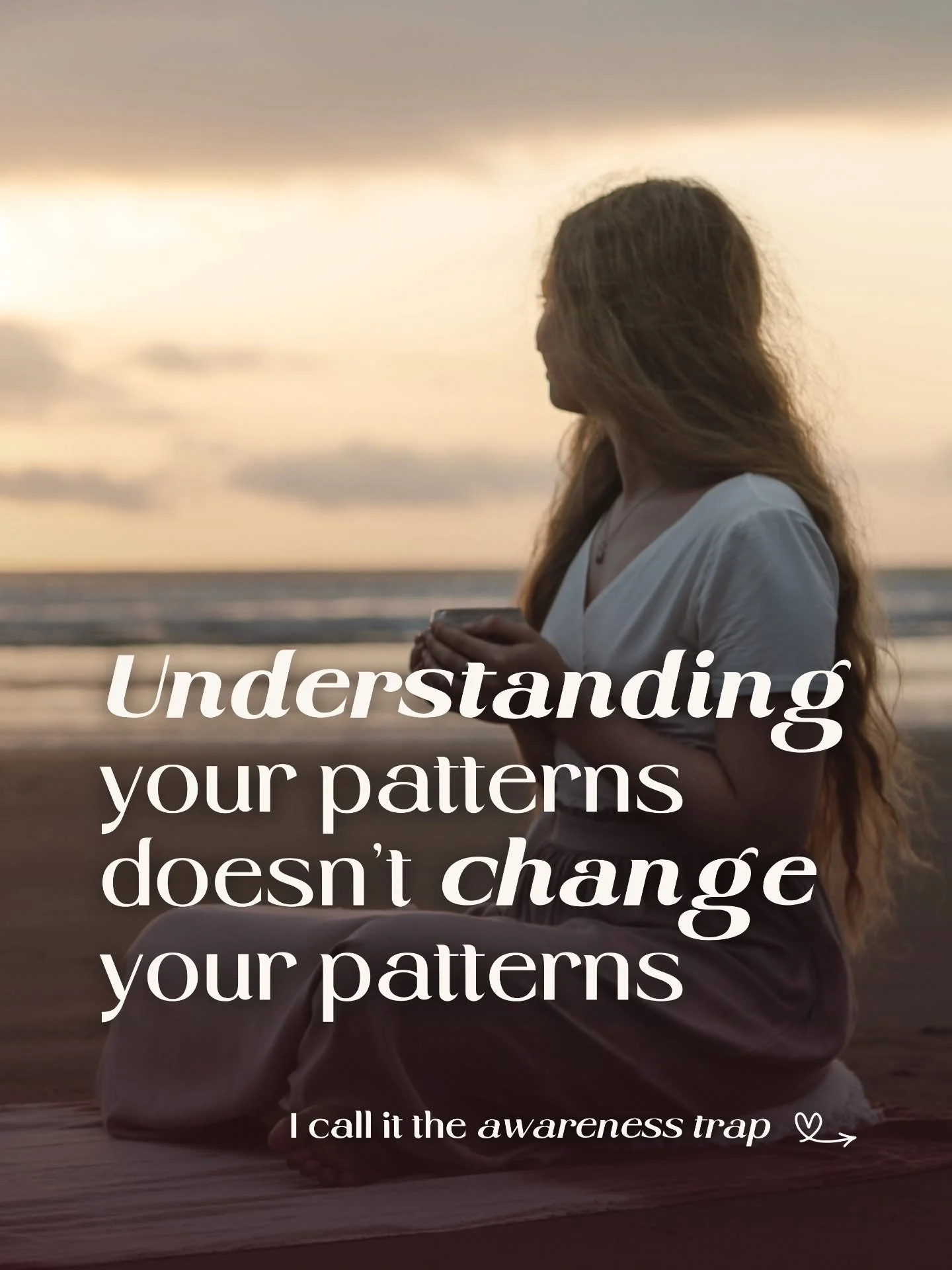 It took me a long time to realise that insight and transformation are not the same thing.

But when I did&hellip; It changed everything for me.

For the longest time, I thought doing the inner work meant understanding myself more deeply.

I listened 