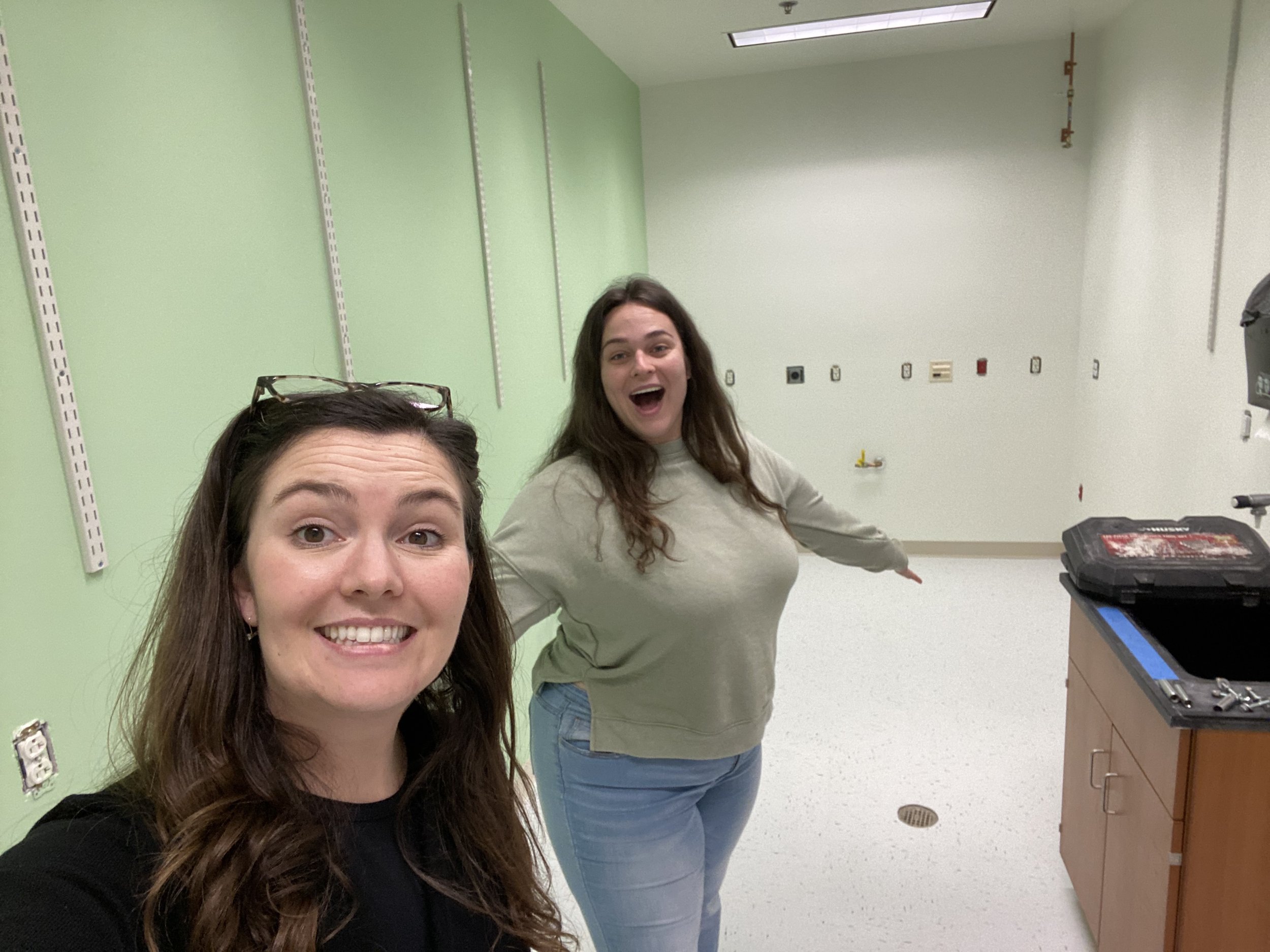 2024: Excited for tissue culture room renovation progress!