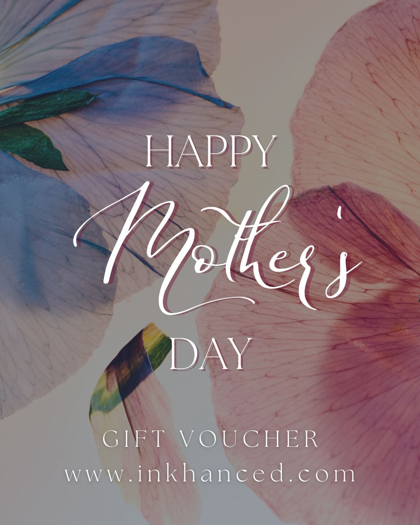 Celebrate your mum, grandmother, step mum, mother in law, guardian or that special person who deserves an appreciation this Mother&rsquo;s Day💞

Gift vouchers available in store or online 💐

www.inkhanced.com