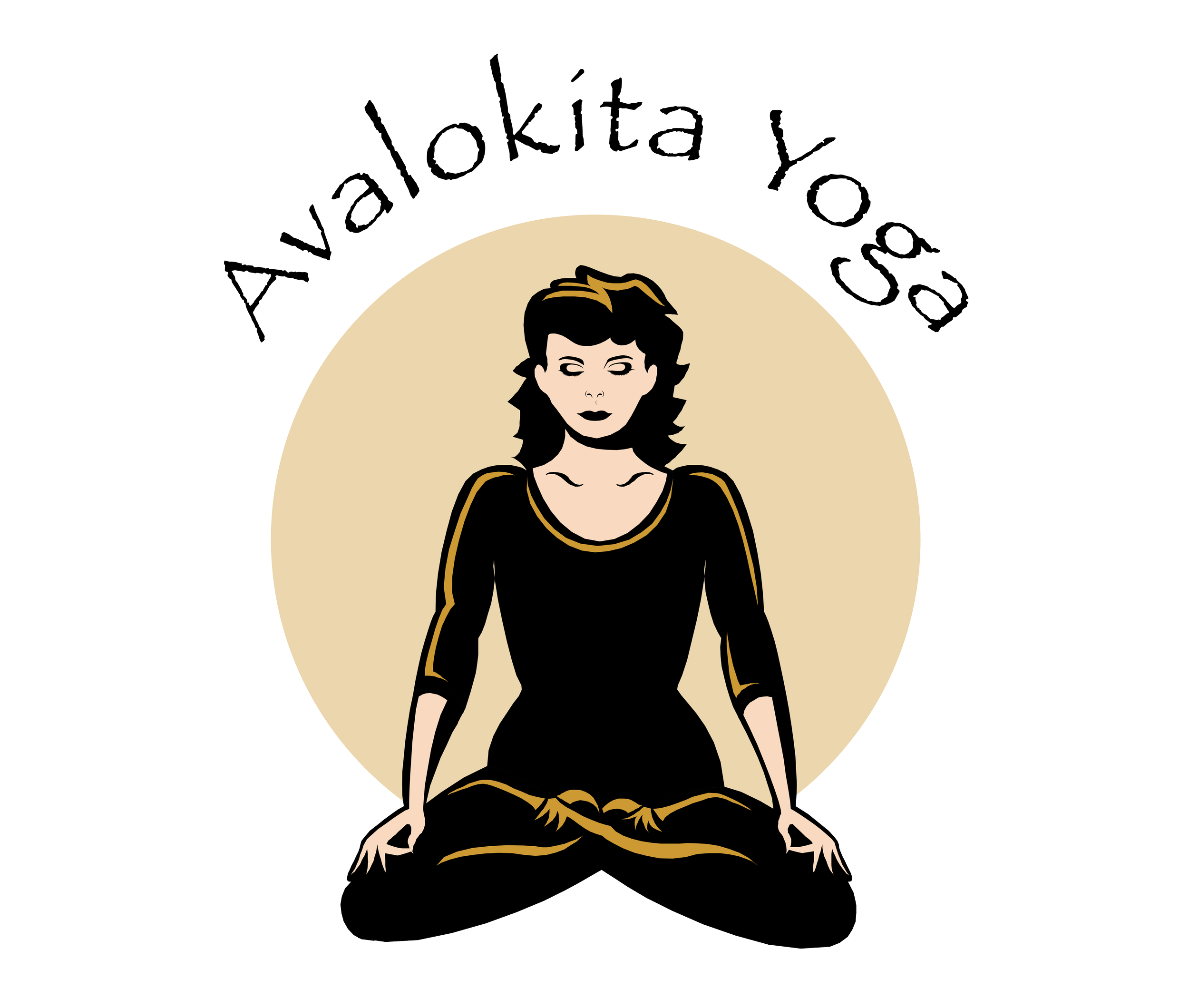Avalokita Yoga’s official logo, representing Satyananda Yoga and mindful practice in Nimbin, NSW