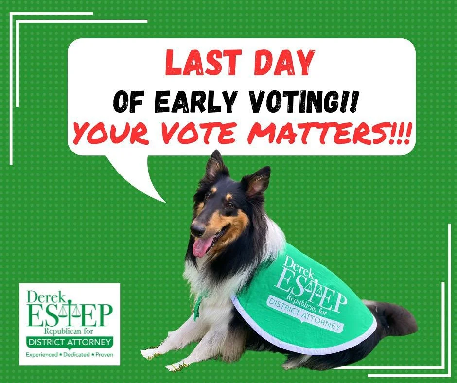 Last day for early voting! Get out there!  #washingtoncountytexas  #gotv