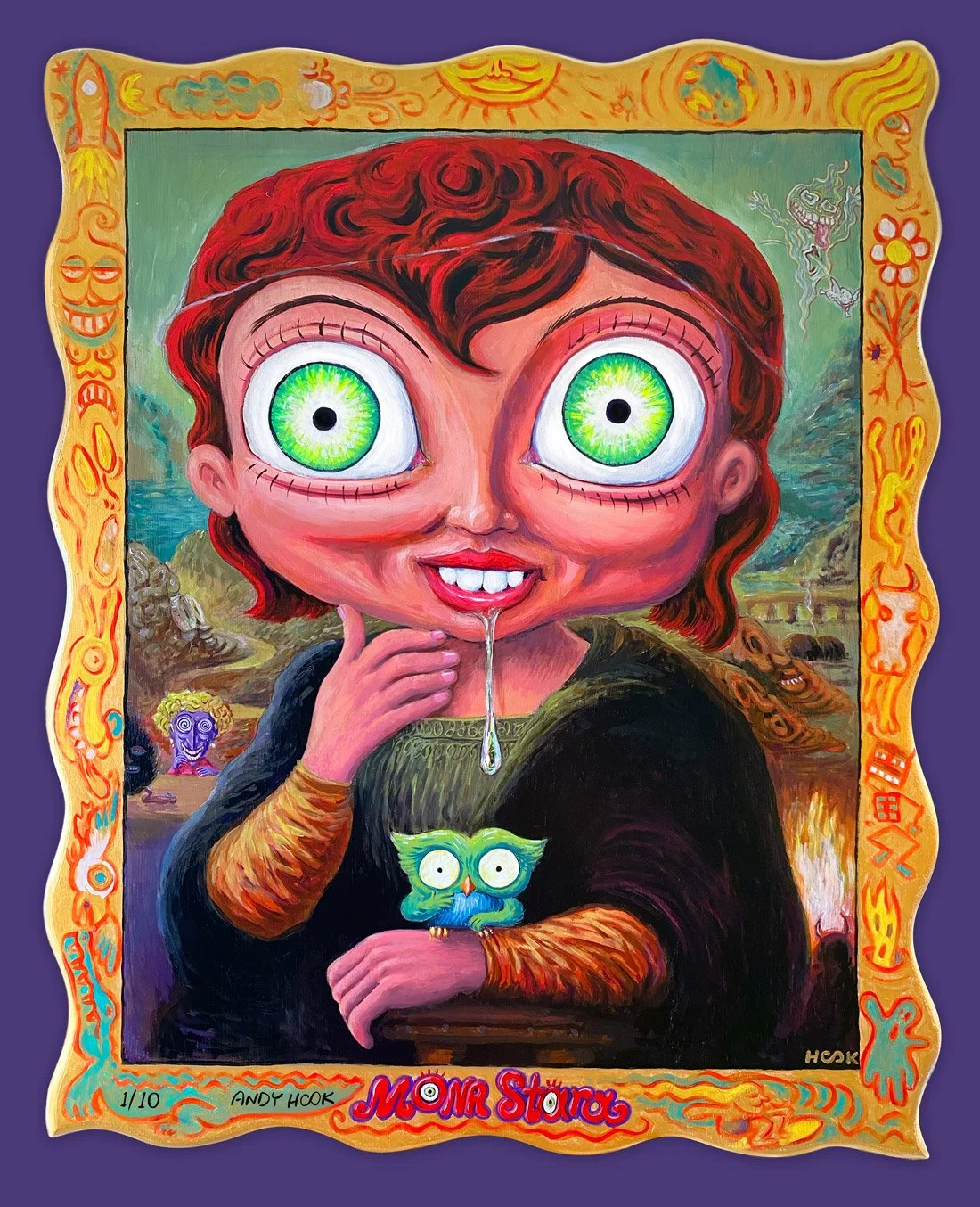 Mona Stara - Limited Edition Oddbodz 30th Oddiversary Collectors' signed Print