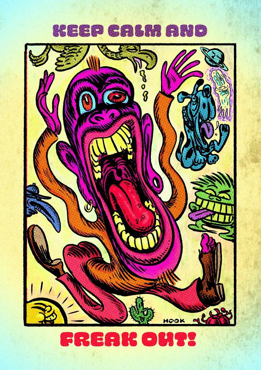 Keep Calm & Freak Out!  - A2/A3/A4 giclée prints