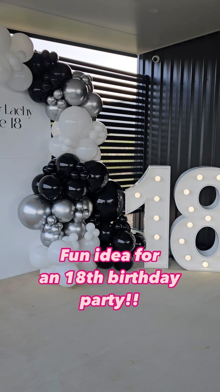 Ella & Lacey levelled up for their 18th π€ͺ
#birthday #balloons #shots #party #balloongarland #balloonartist