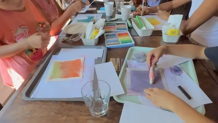 Feeling incredibly grateful after MiniMaMa&rsquo;s first Pastel Art Family Workshop at Terrazza! @terrazzato It wasn&rsquo;t just one person&mdash;it was the entire community who made it so special. Thank you to everyone who attended, lent a hand, an