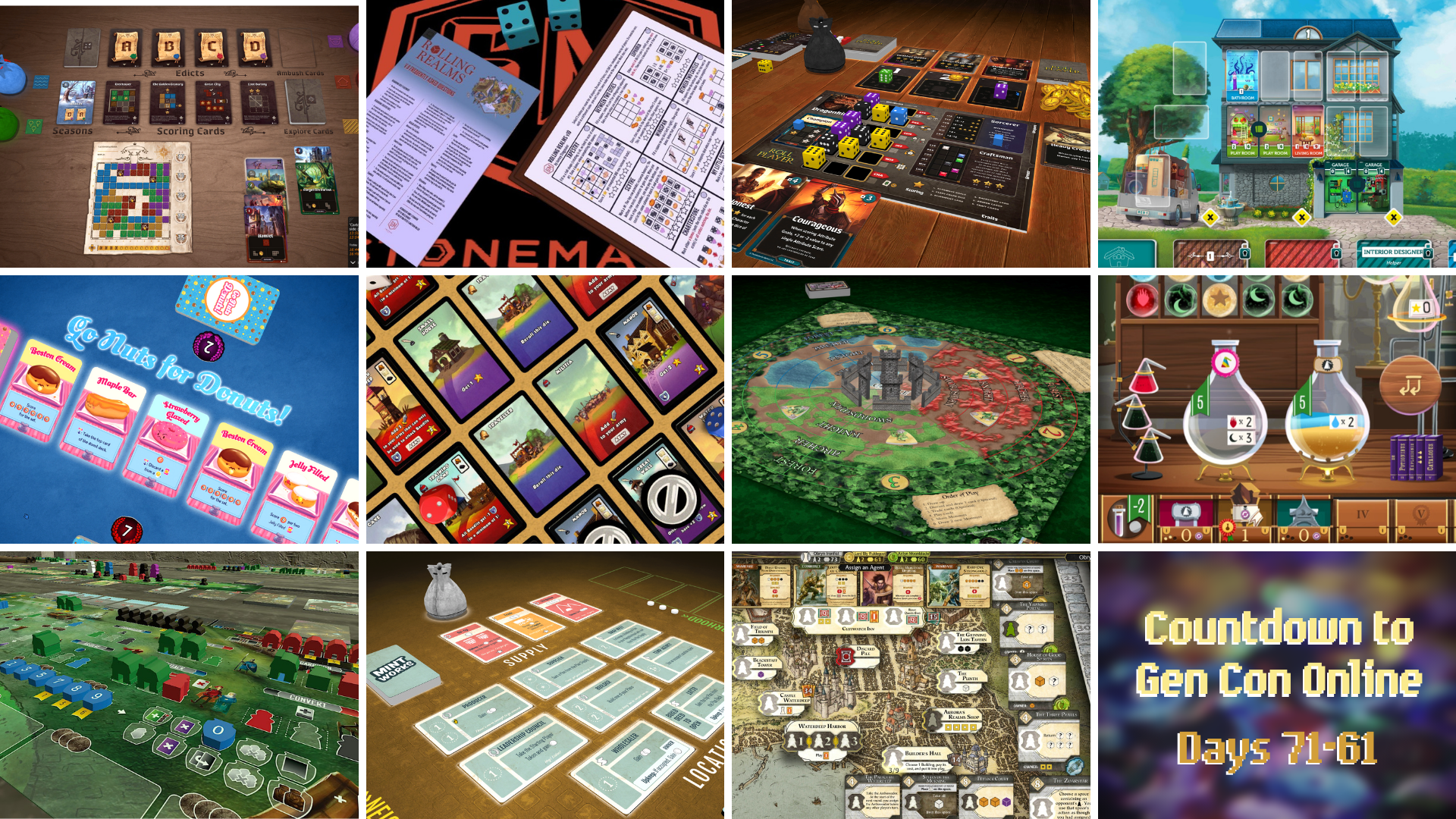 Countdown to Gen Con Online: 71-61