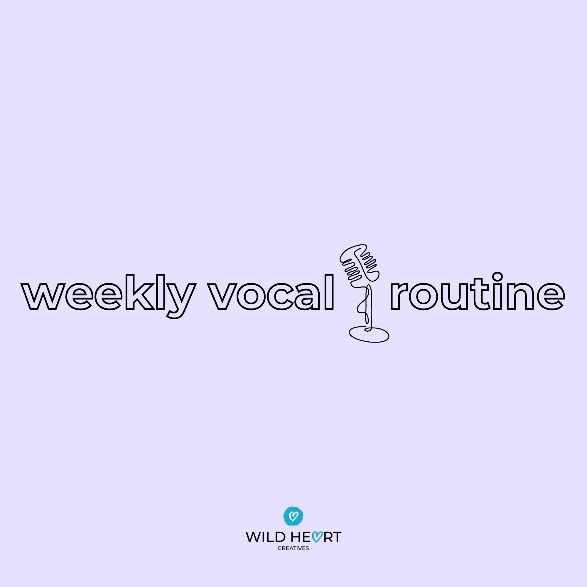 Weekly Vocal Routine (Purple)
