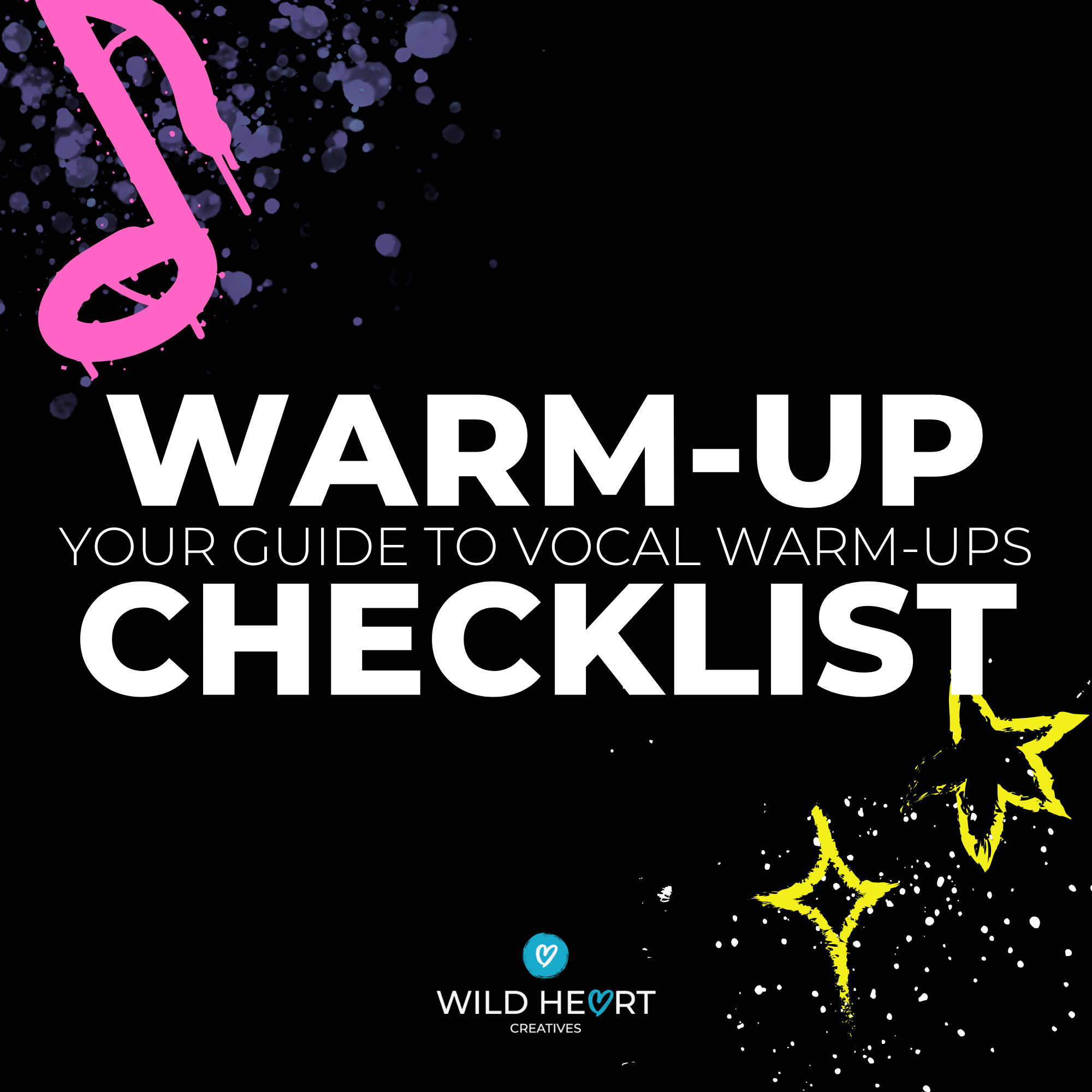 Vocal Warm-Up Checklist