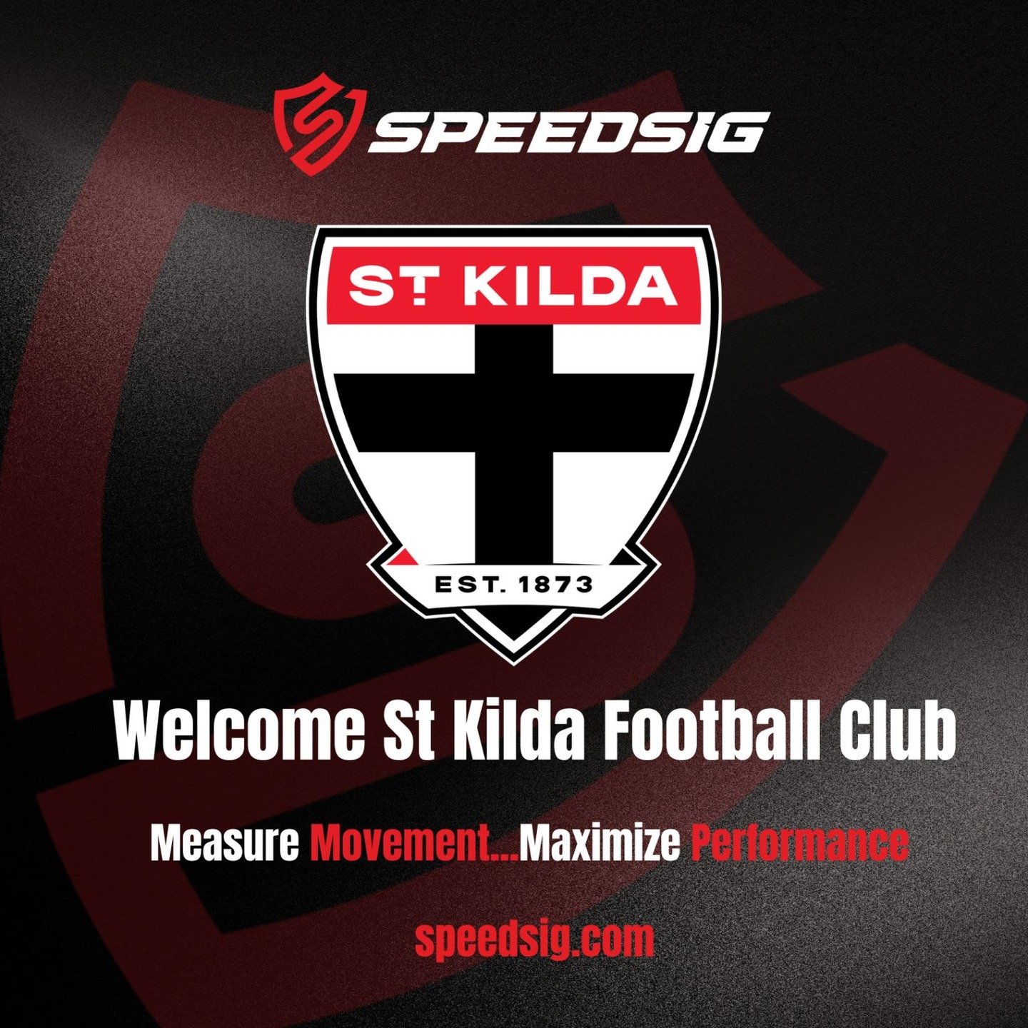 🔥 New Club. New Data. Big Moves.

We&rsquo;re pumped to officially welcome St Kilda Football Club @stkildafc to the SpeedSig @speedsignature family for the 2024 season! ⚫🔴⚪

Over the past few months, we&rsquo;ve been working closely with Alex Sakad