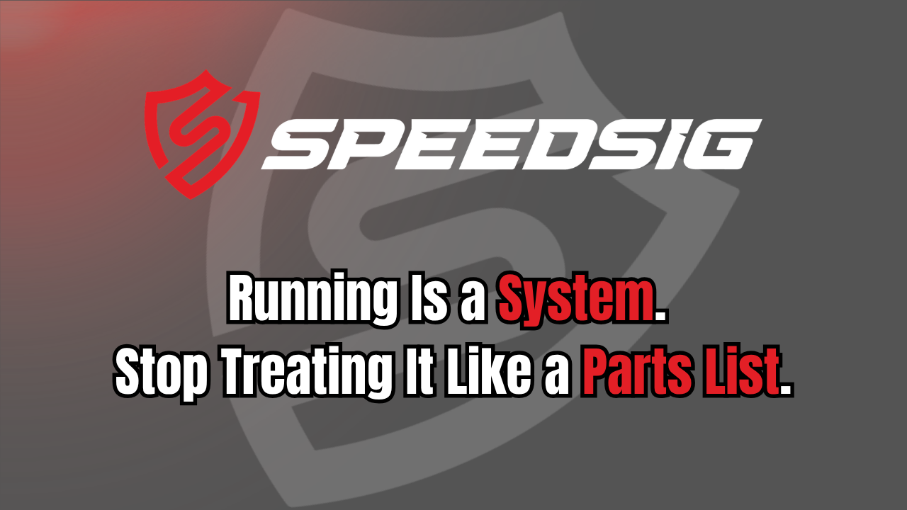 Running Is a System. Stop Treating It Like a Parts List.