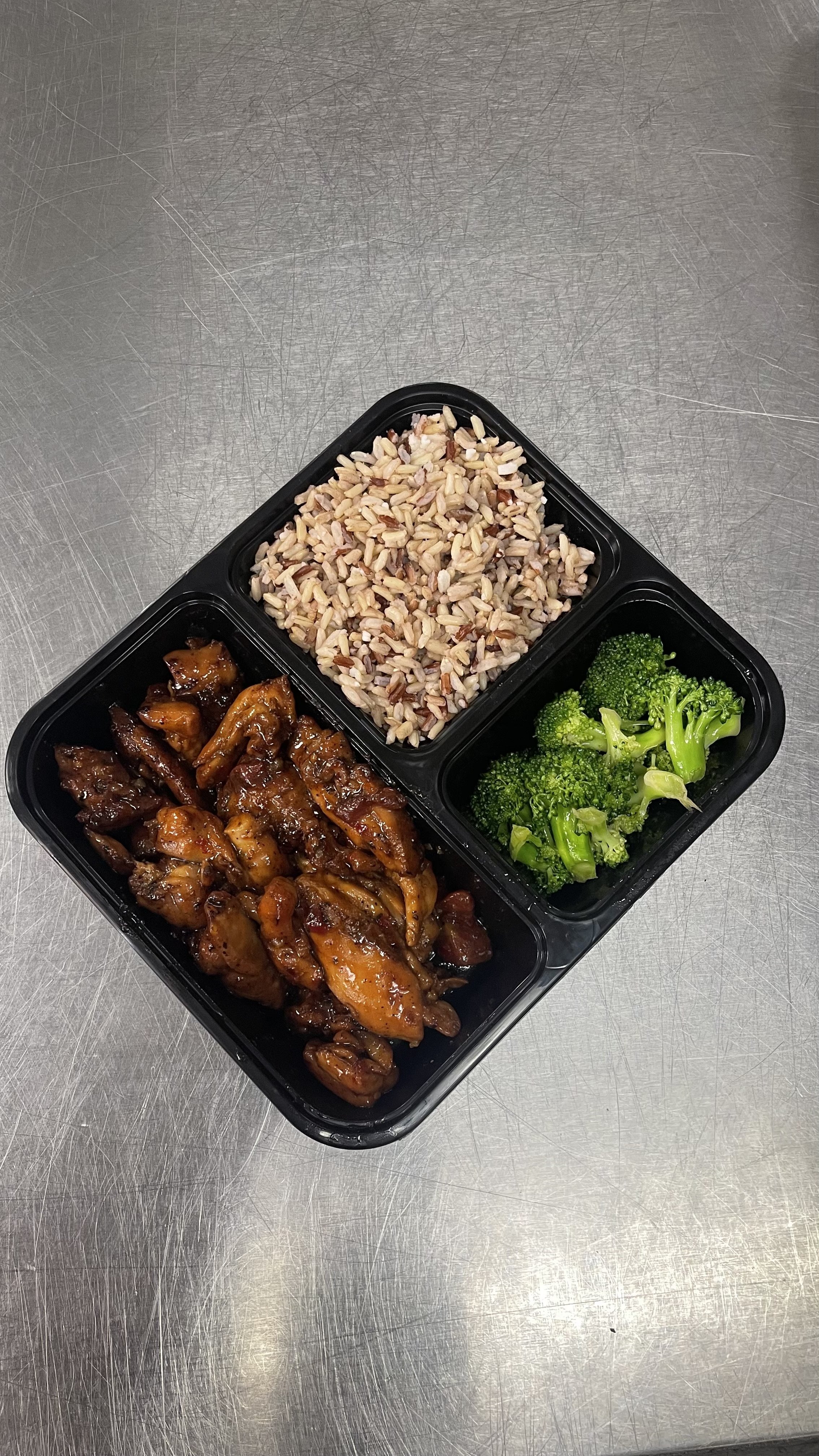 Sweet & Sour Chicken with Brown Rice & Broccoli