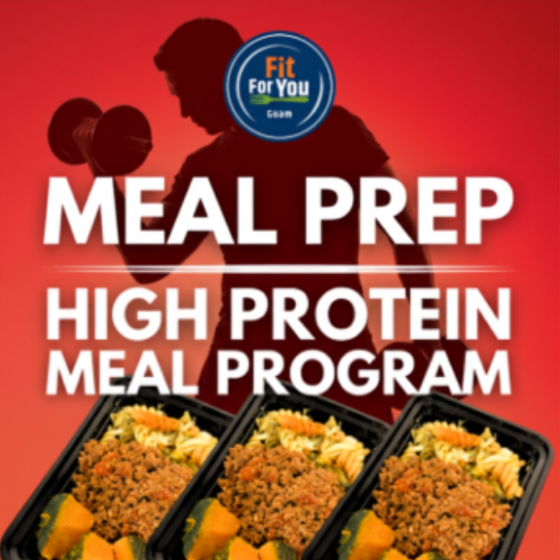High protein meal prep program in Guam by Fit For You Guam with larger protein portions for active lifestyles