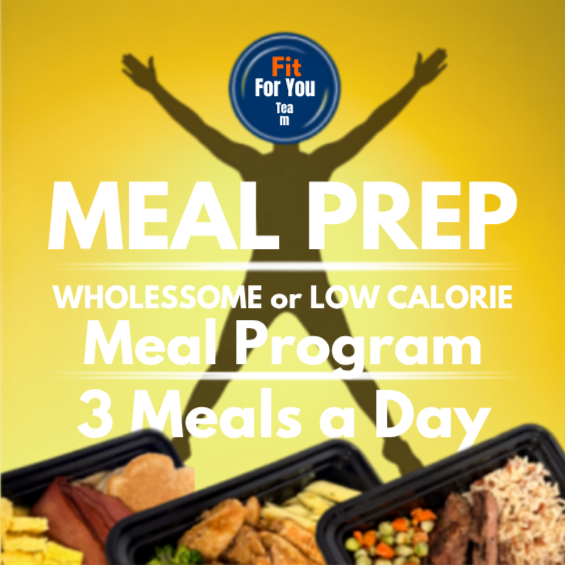 3 meals a day meal prep program in Guam by Fit For You Guam with breakfast, lunch, and dinner options