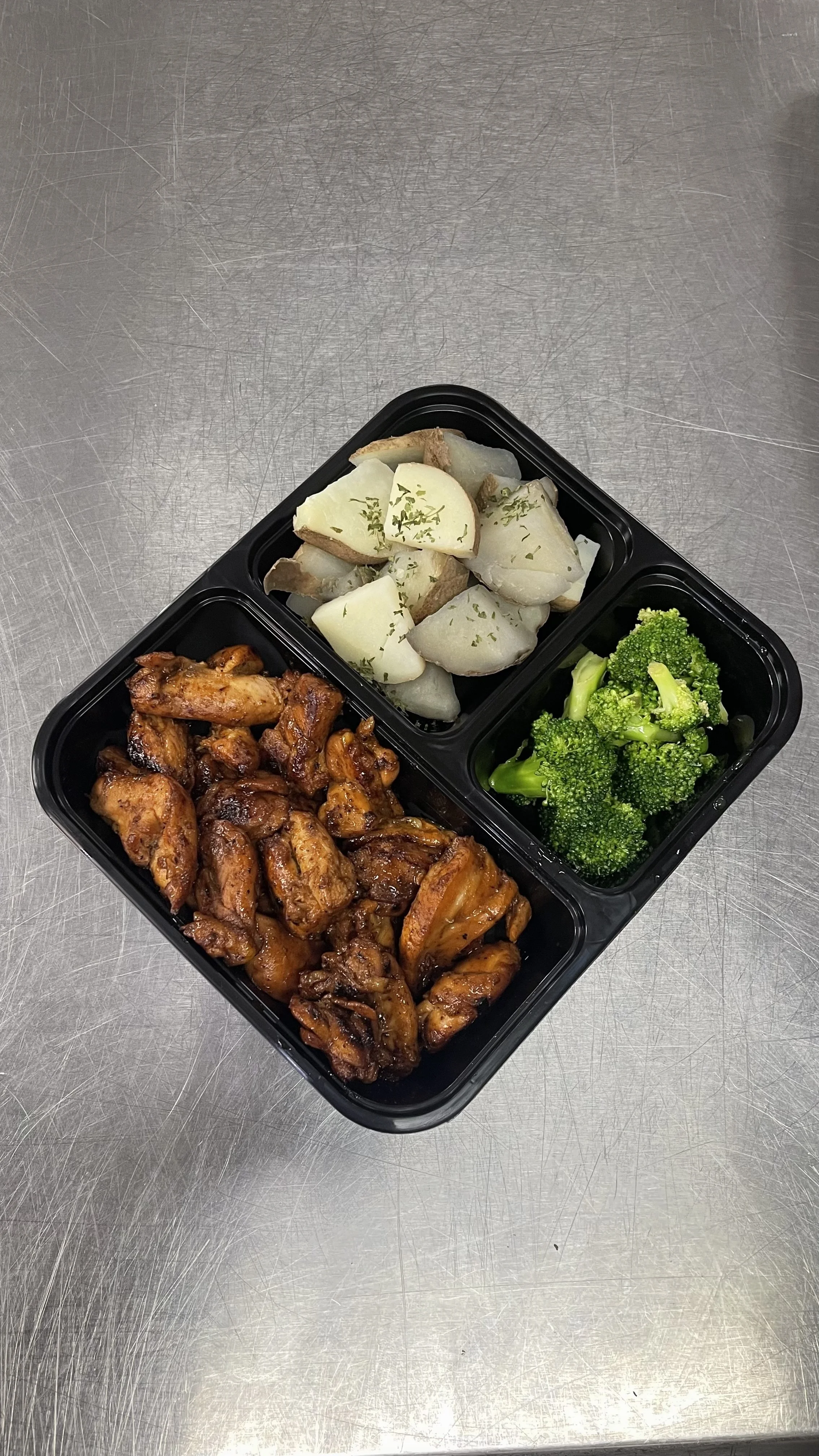 Honey Lemon Chicken with Roasted Potatoes & Broccoli