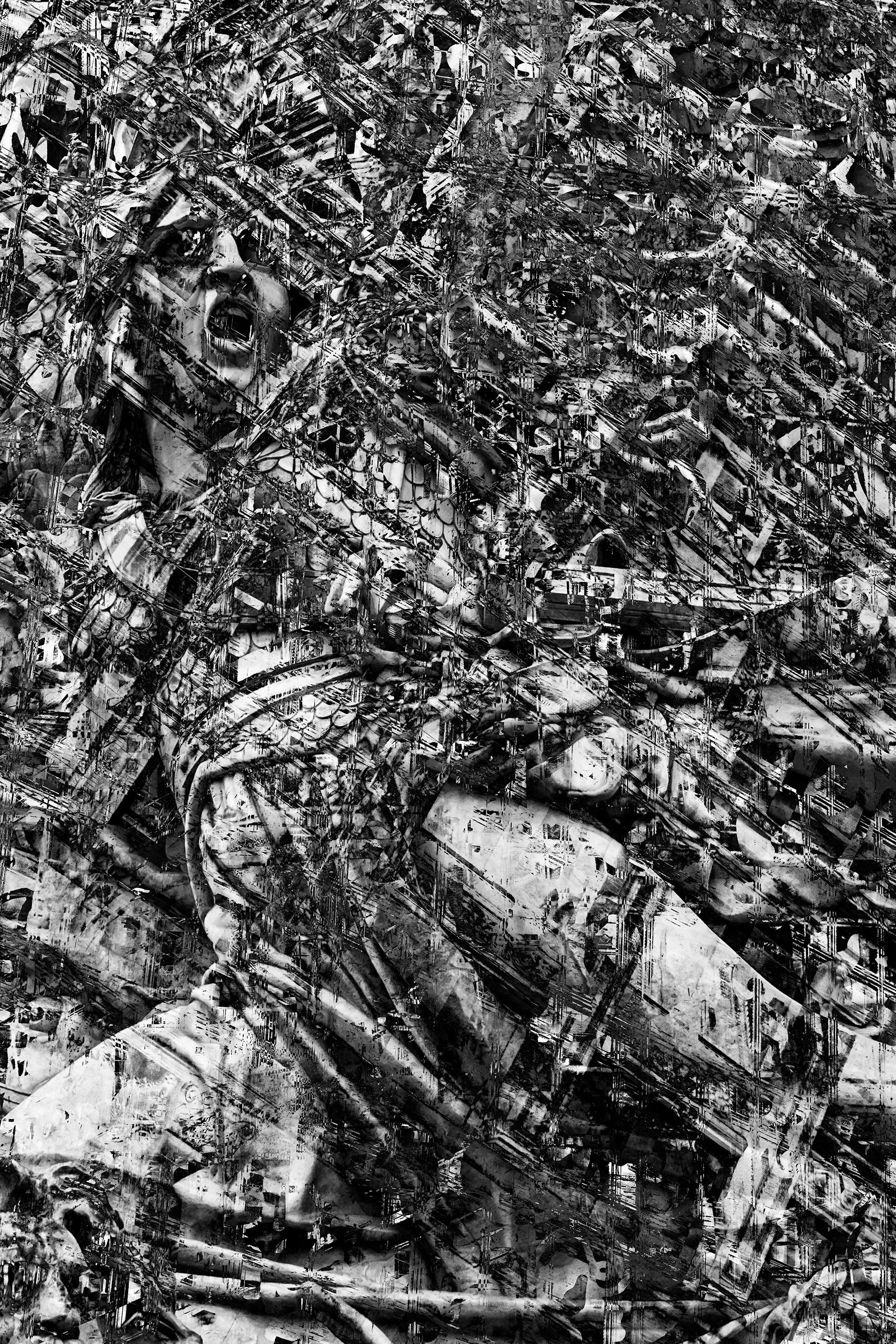 Anxiety Up To My Eyeballs / 2025 /24 in x 36 in / digital, giclée / (1/1) $2000