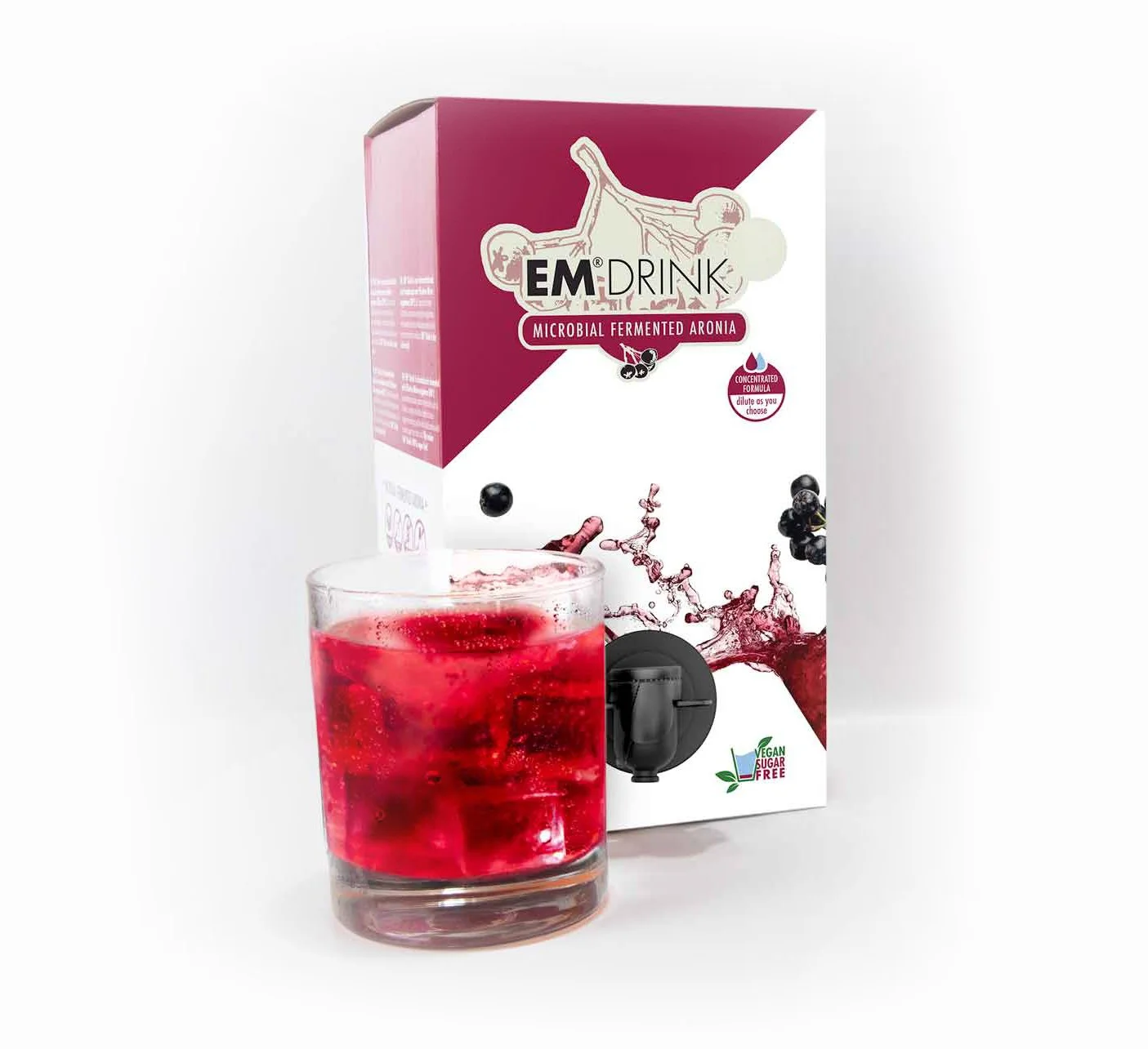 EM Drink Made from Aronia Berries