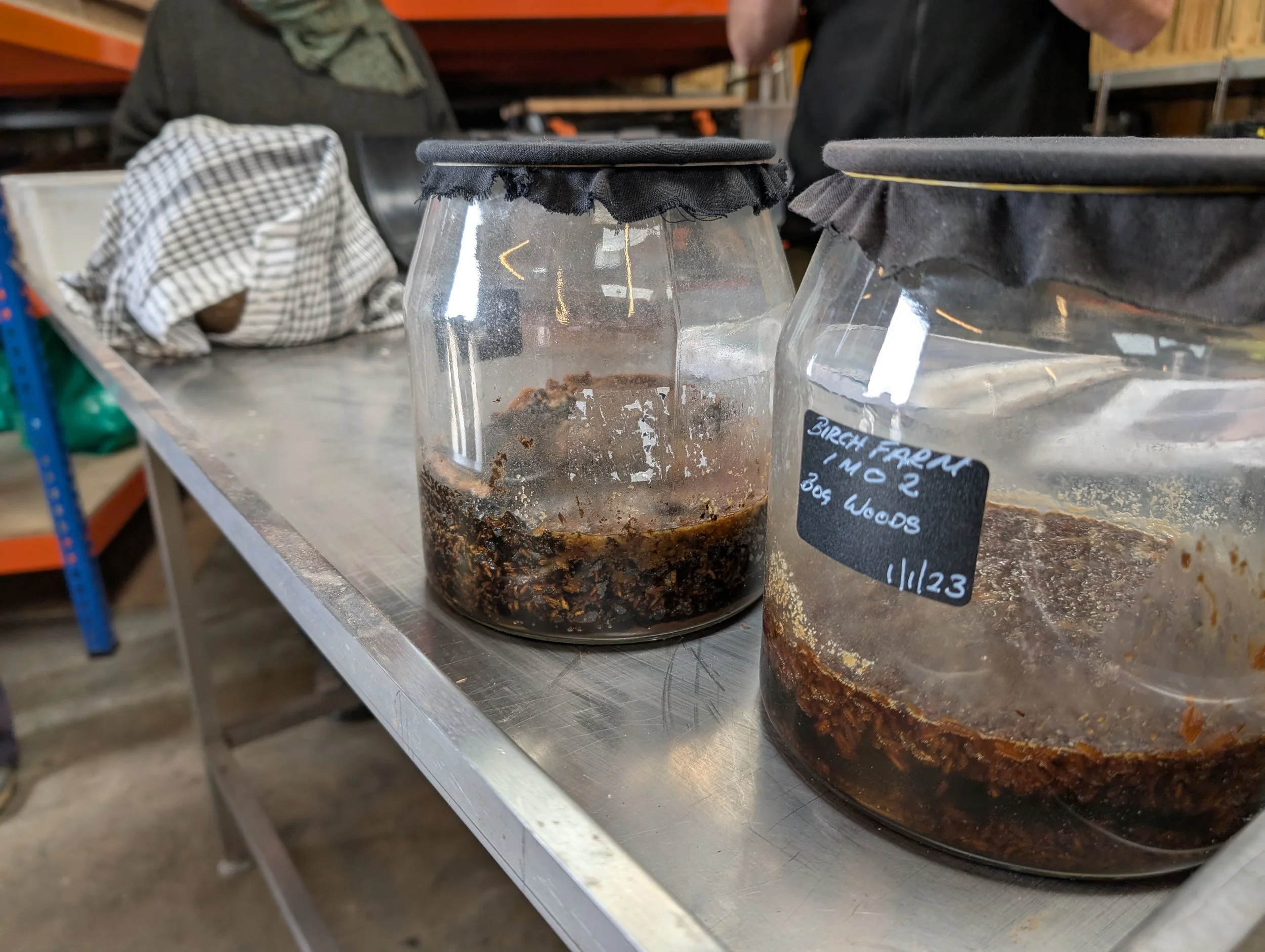 Indigenous Microorganisms (IMO) Level 2 mixture.