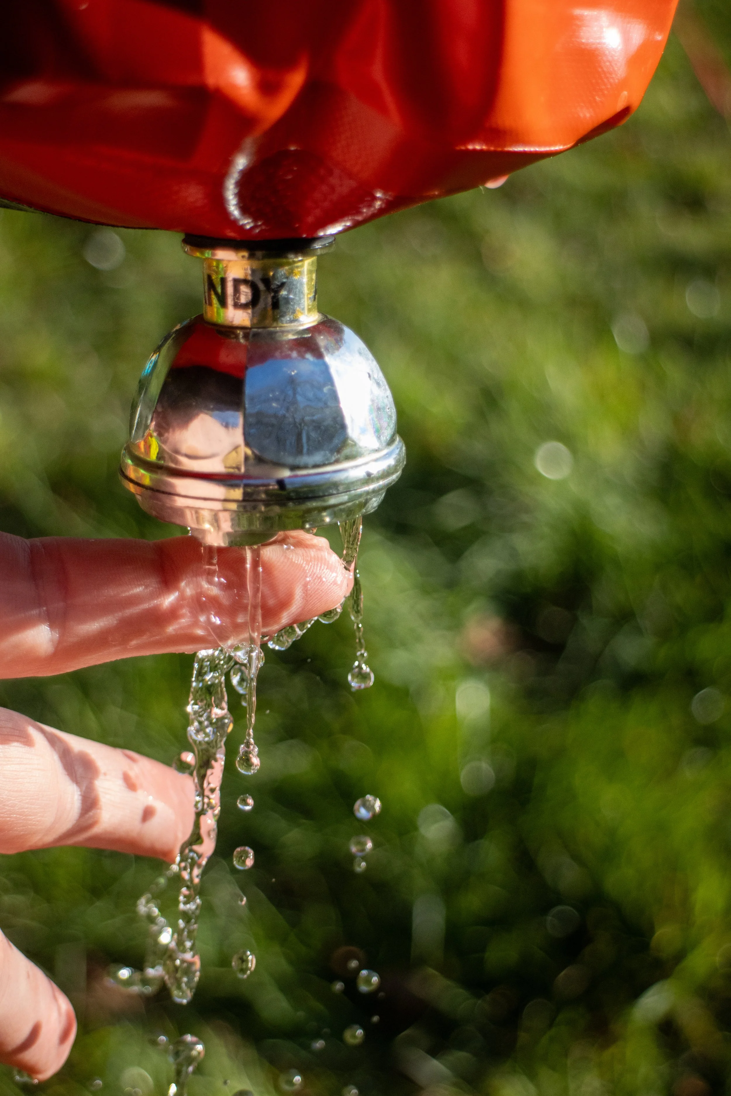 AndyHandy Water Dispenser: A Game Changer for Hand Washing in the Wilderness