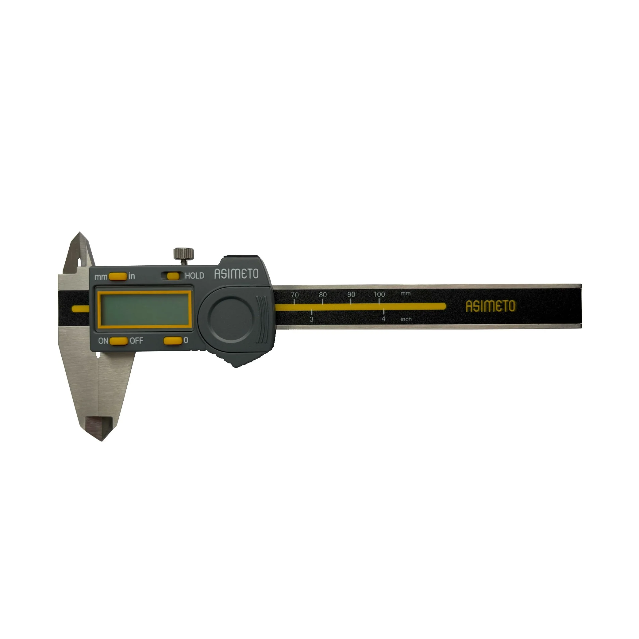Asimeto 307-04-4 Digital Vernier Caliper 0-100mm / 0-4"