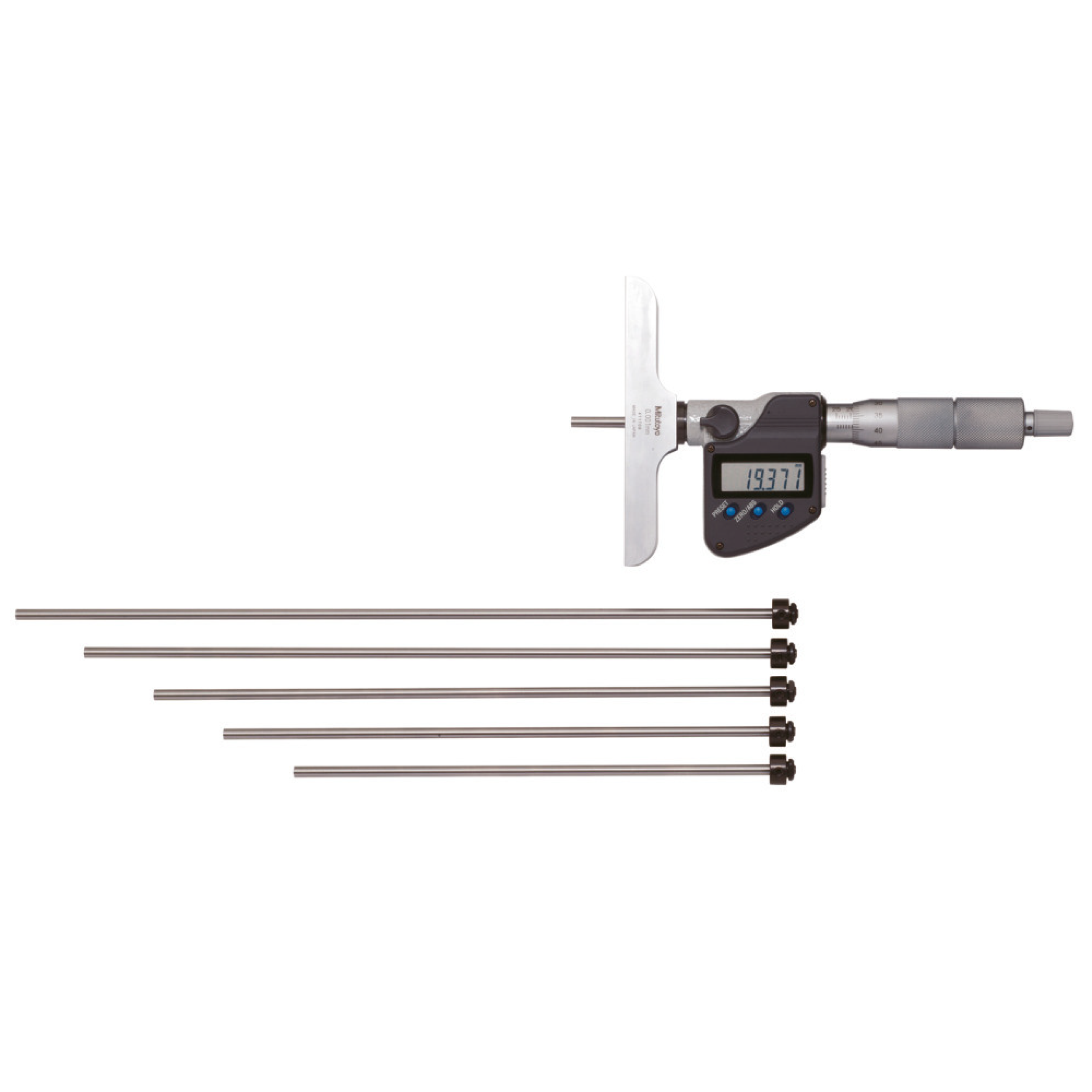 Mitutoyo Digital Depth Micrometer 0-150mm Range | 0.001mm Resolution 329-250-30