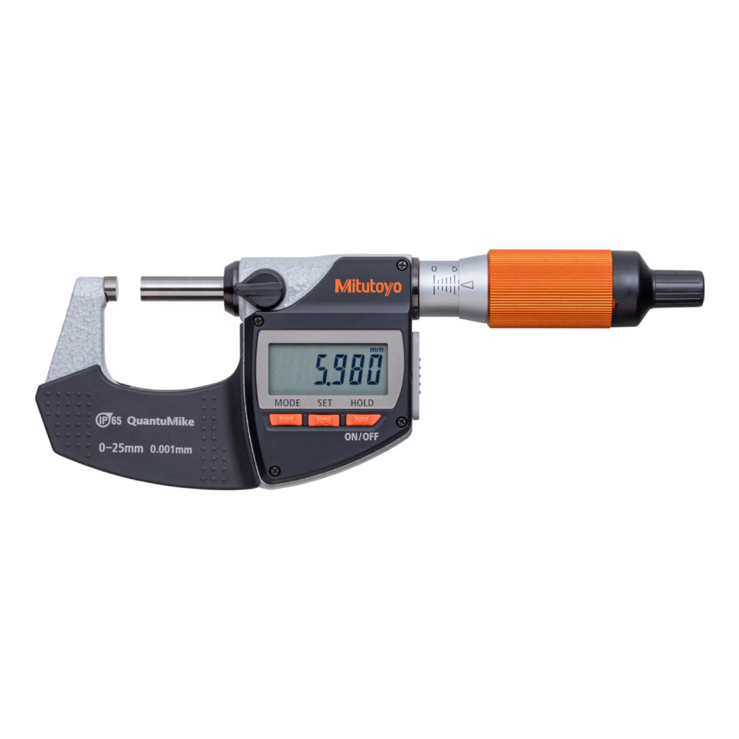 Mitutoyo 293-140-40 QuantuMike Digital Outside Micrometer 0-25mm | 0.001mm SPC Data Output IP65