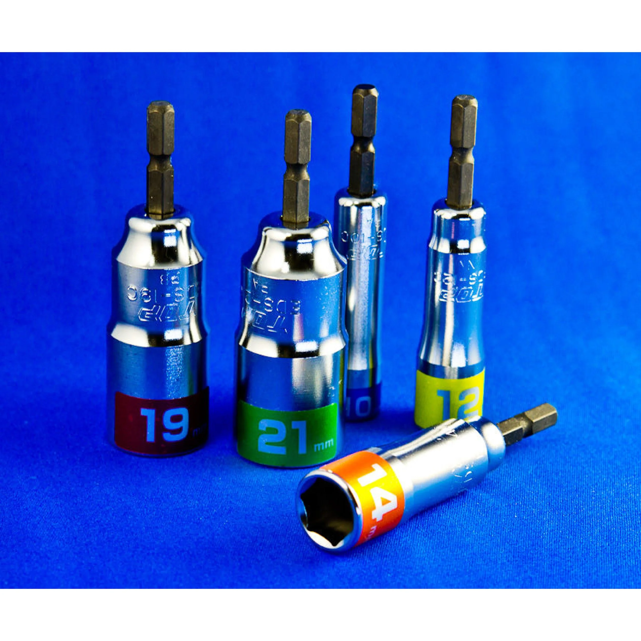 TOP EDS-824CS Compact Impact Socket Set 8–24mm, 9-Piece Metric