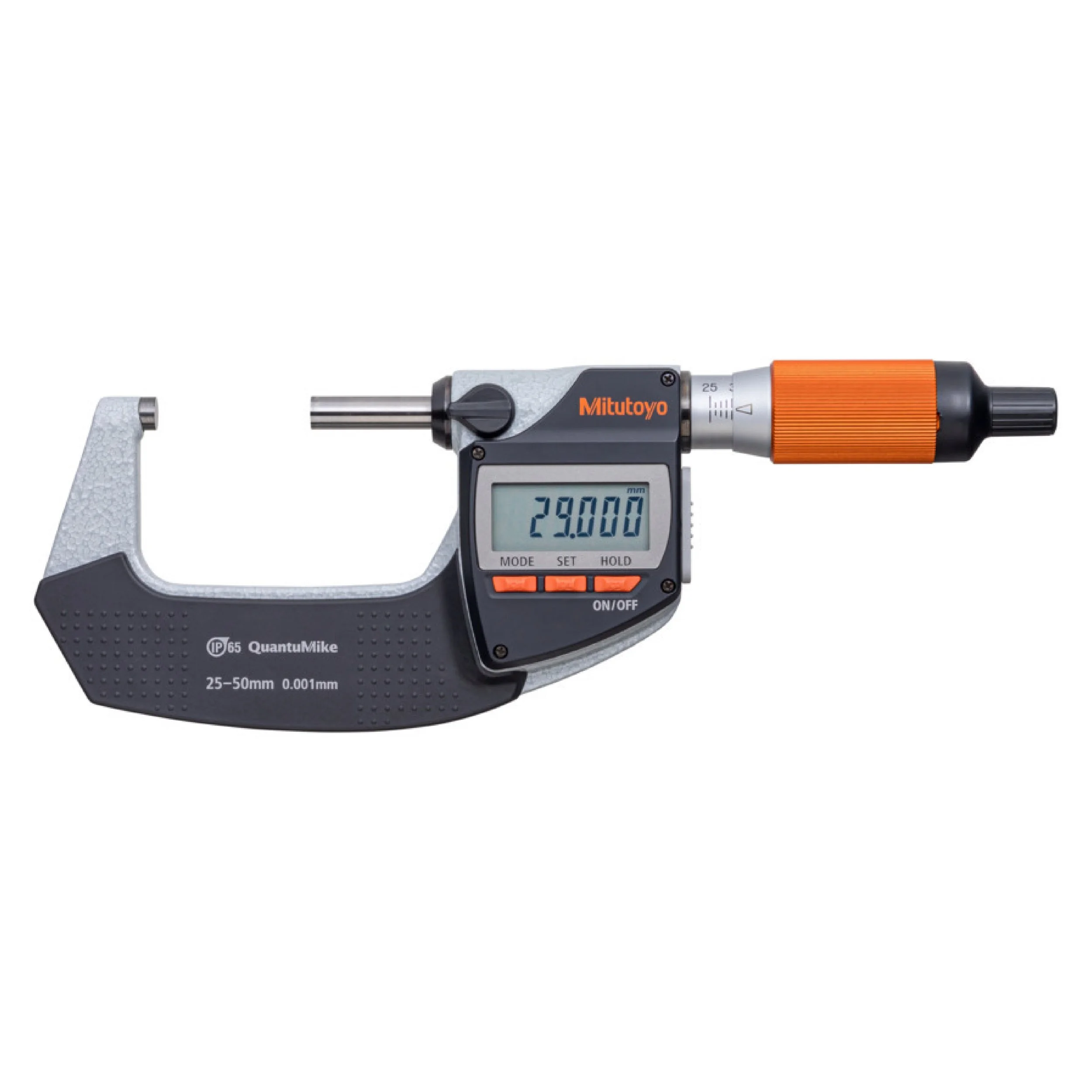 Mitutoyo 293-141-40 QuantuMike Digital Outside Micrometer 25-50mm | 0.001mm SPC Data Output IP65