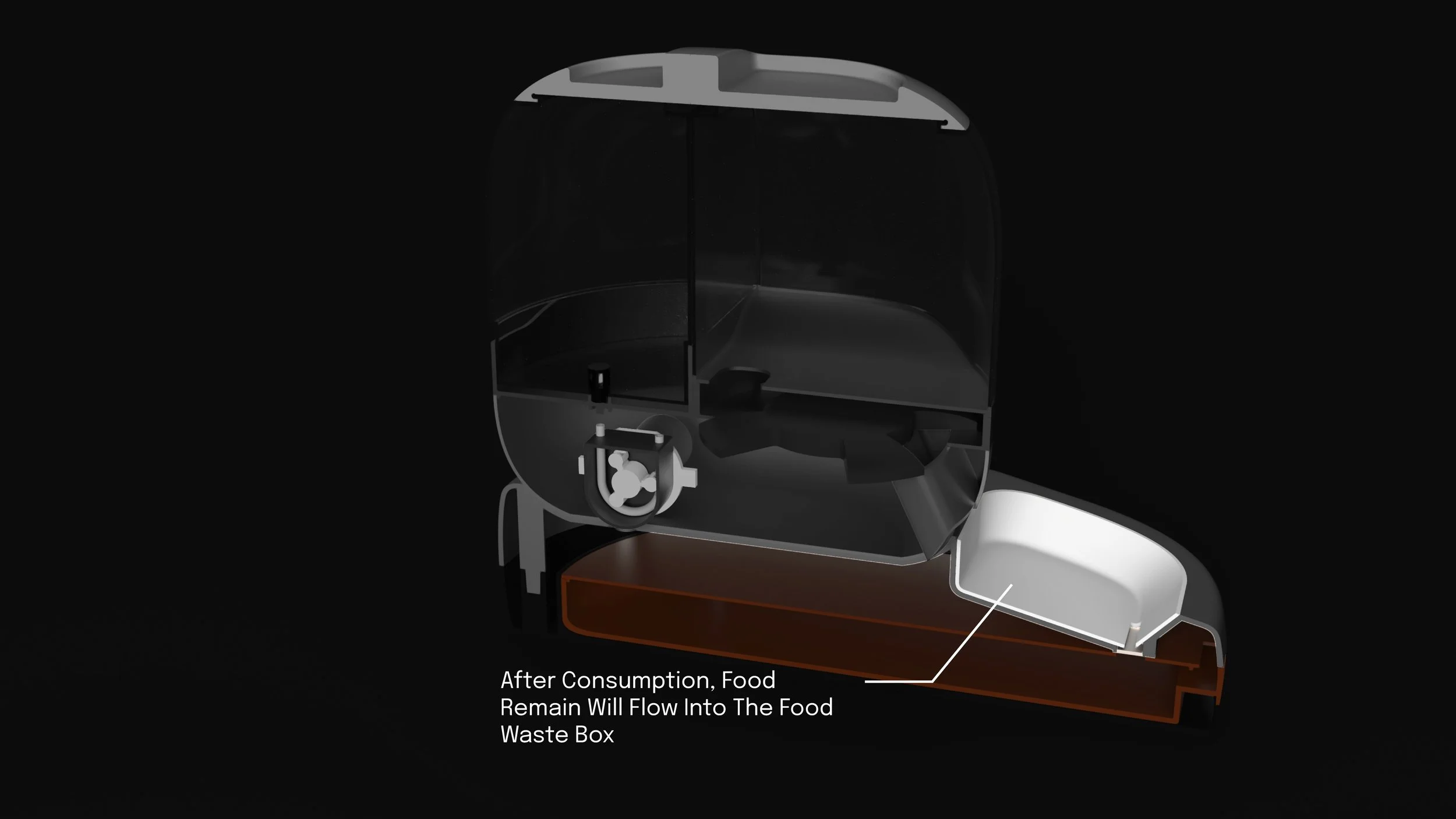 Finally, the freeze-dried meat soaks up the water and starts softening, turning into wet food