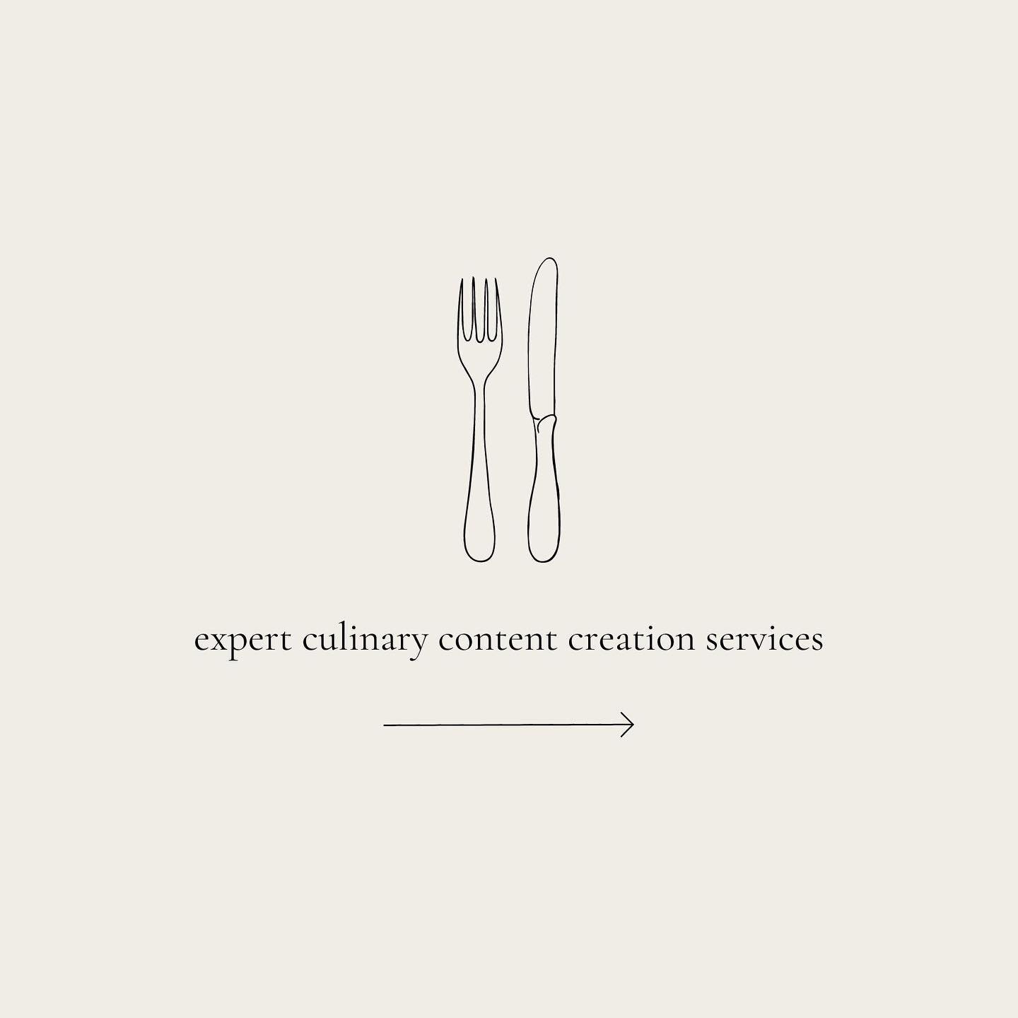 Do you have an independent business in the food industry? 🍴

Being fellow foodies, we&rsquo;re excited to offer expert culinary content creation and chef-standard food styling for those looking to elevate their marketing.
We&rsquo;ll work with you t