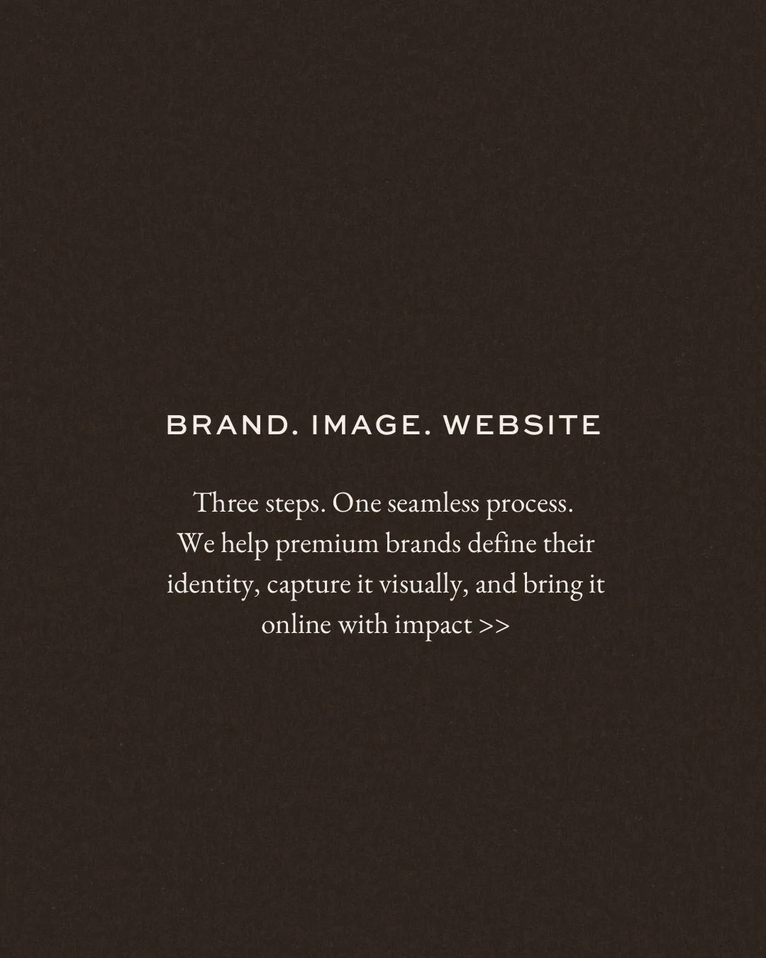 Looking to transform your brand presence?
Our streamlined three-step process is designed to deliver clarity and impact.

This is a tailored service, offered at a fixed package rate which includes:
01. BRANDING
02. PHOTOSHOOT
03. WEBSITE DESIGN &amp; 