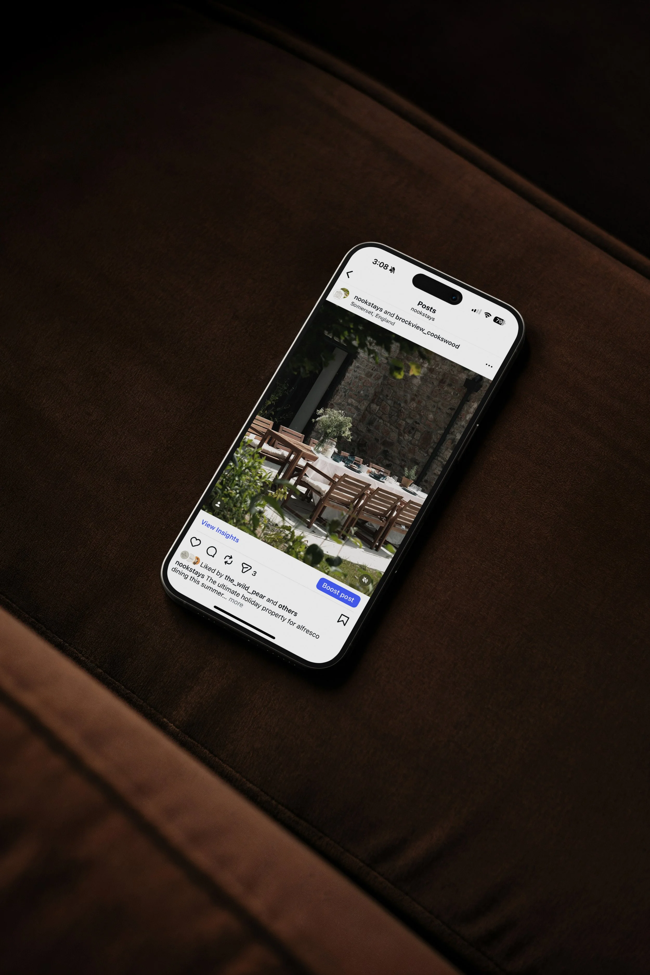 Showcasing social media management for luxury property brand