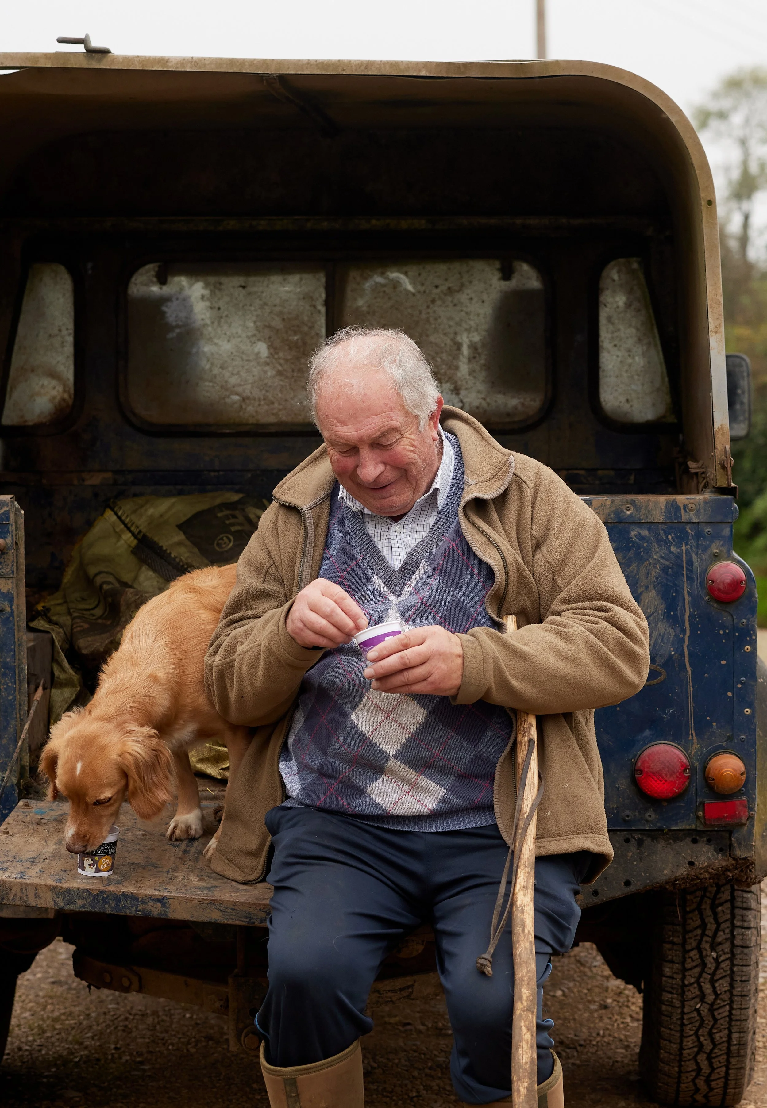 Artisan gelato brand photoshoot for Lacock Dairy, show storytelling imagery and lifestyle