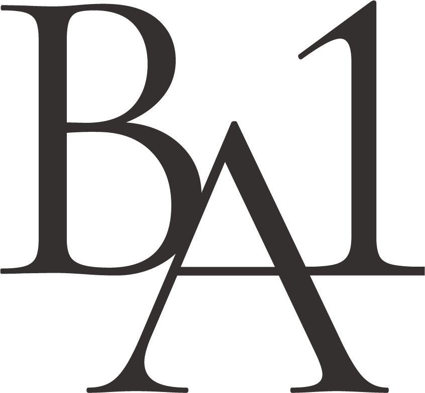 Stylized letter collage featuring the Greek letter Delta and the letter A in a modern, overlapping design.