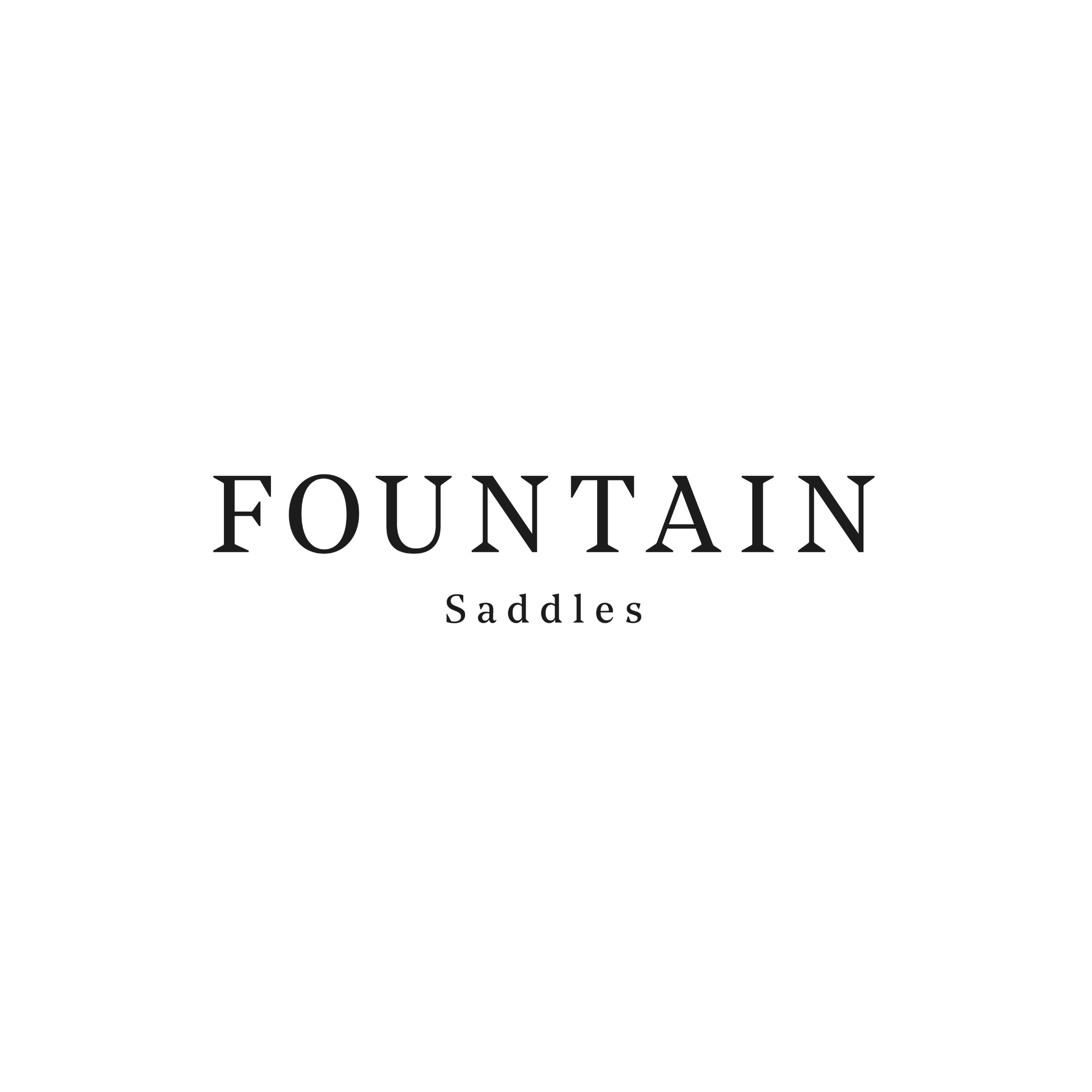 New branding for premium equine brand, Fountain Saddles