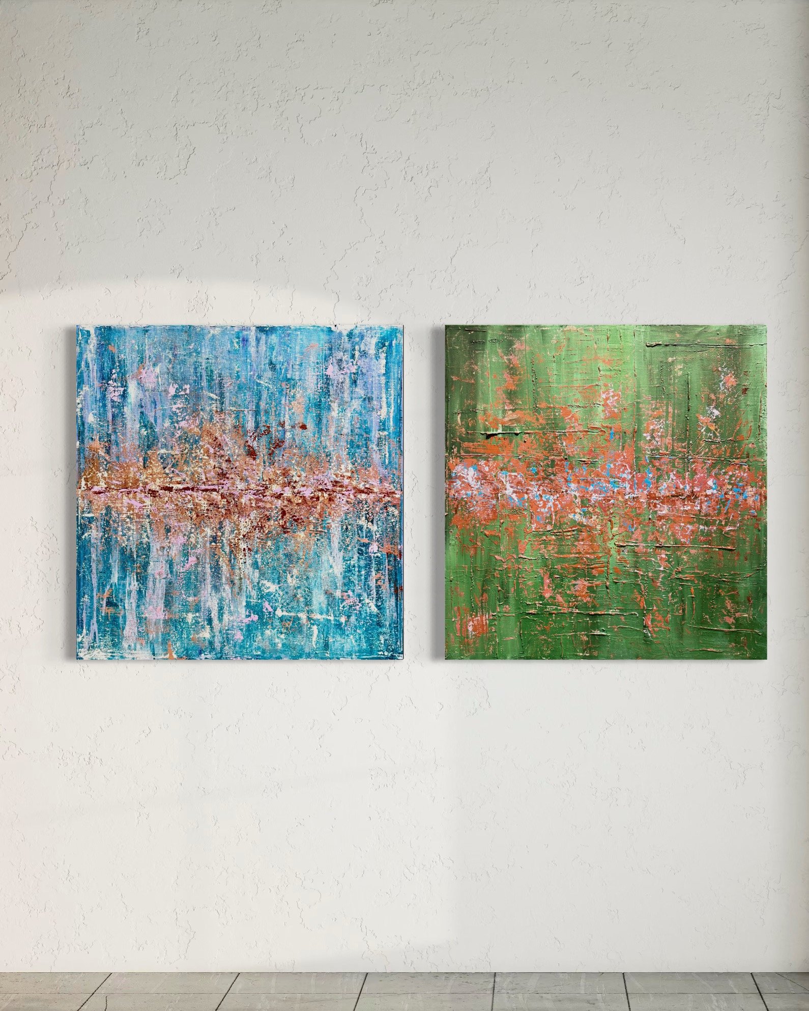 Breeze & Spring sign | 80 x 80 x2 | 14 000,-